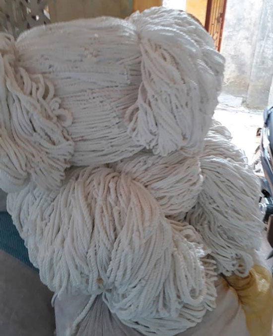 lưới dù an toàn màu trắng 1