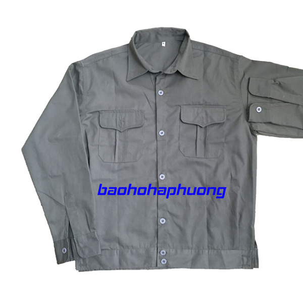quần áo công nhân màu chì 1