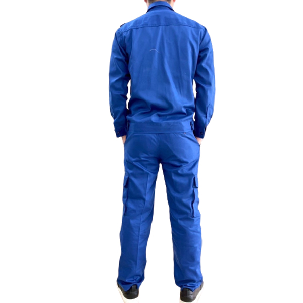 Quần áo công nhân túi hộp màu xanh 1
