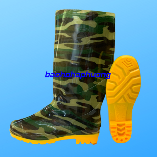 ủng bảo hộ hoa san nam 016 rằn ri đế vàng