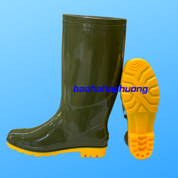 ủng bảo hộ hoa san nam 016 xanh rêu