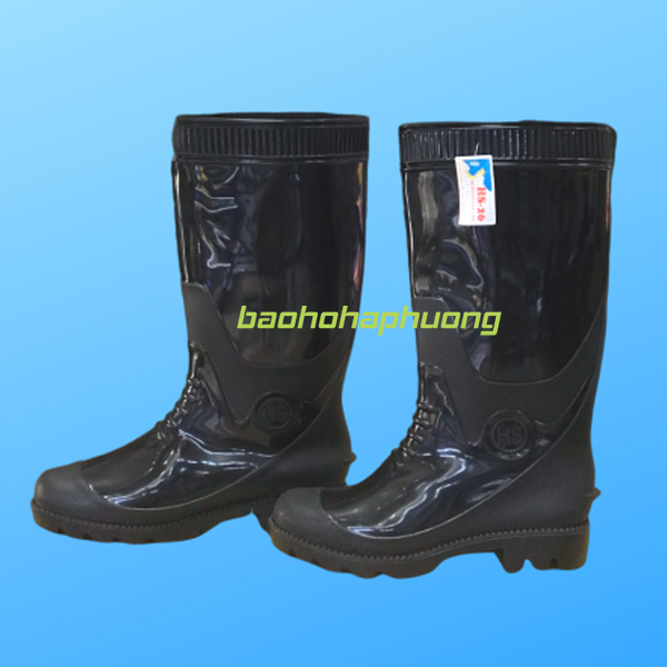 ủng bảo hộ hoa san nam 05 màu đen