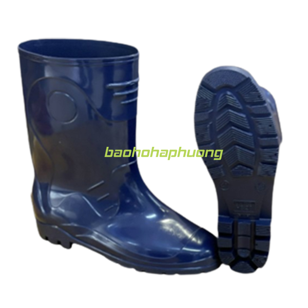 ủng cao su bảo hộ hoa san nam 026 xanh dương
