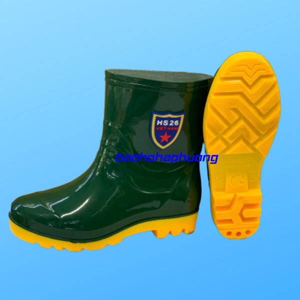 ủng cao su thấp cổ hoa san nam 013 bộ đội