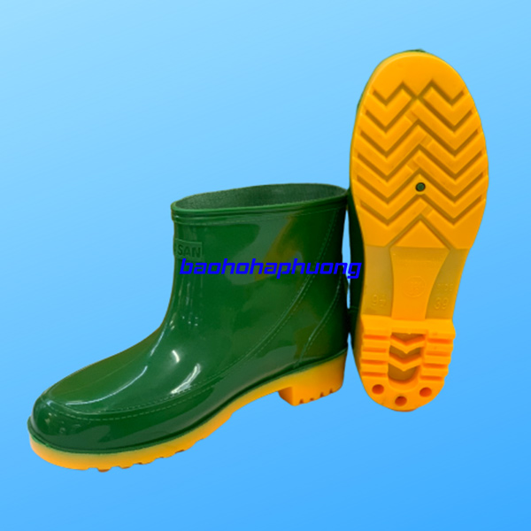 ủng cao su thấp cổ hoa san nam 09 bộ đội
