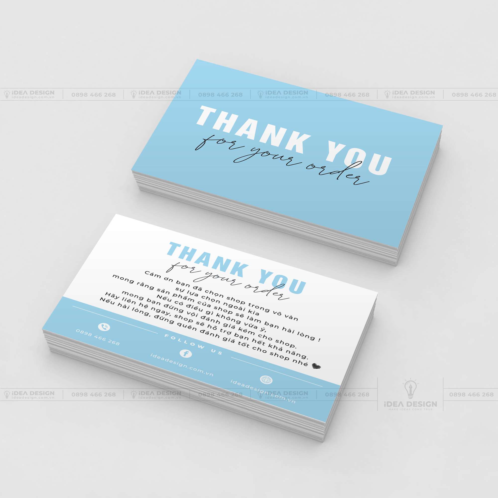 Card Thank You - Card Cám Ơn 02