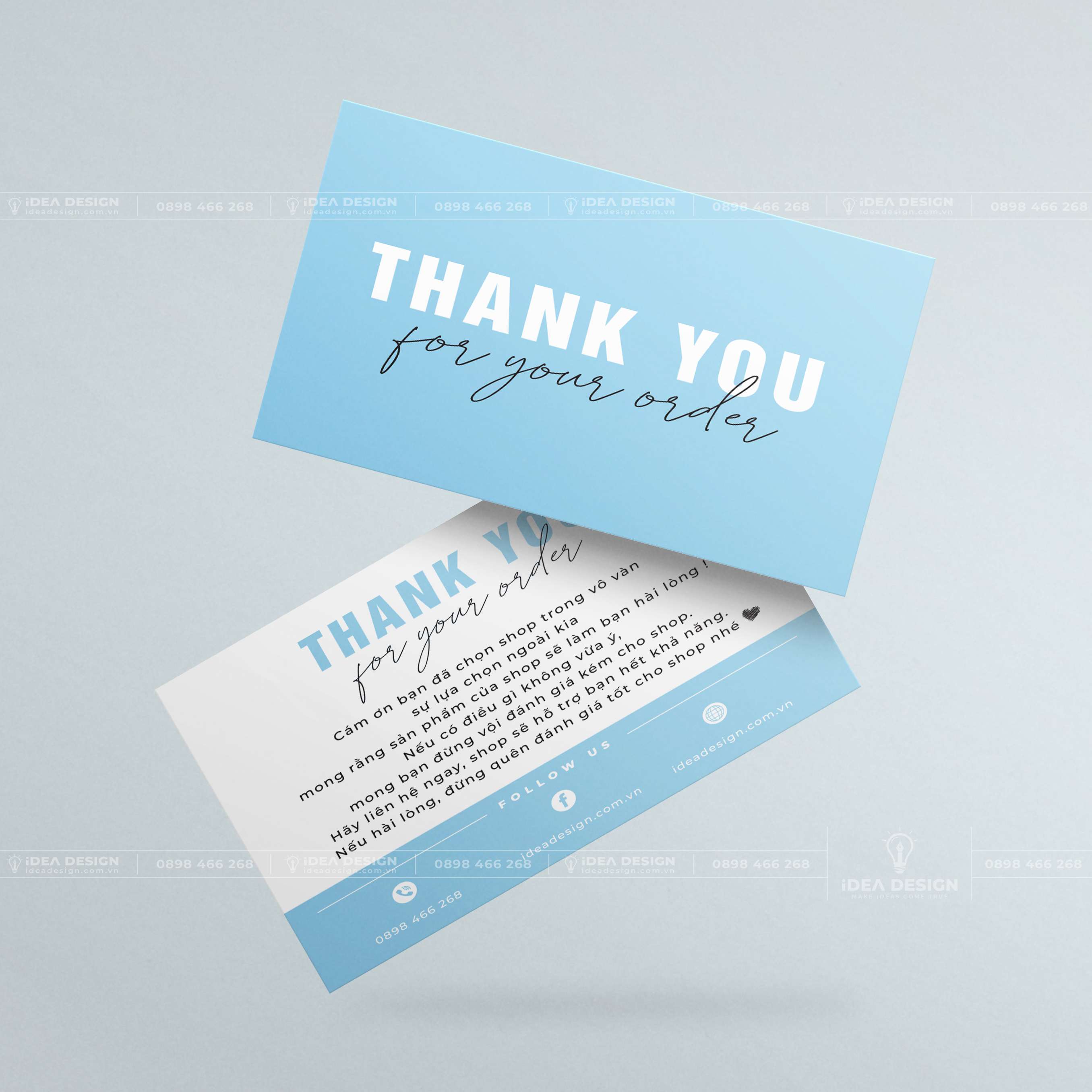 Card Thank You - Card Cám Ơn 02