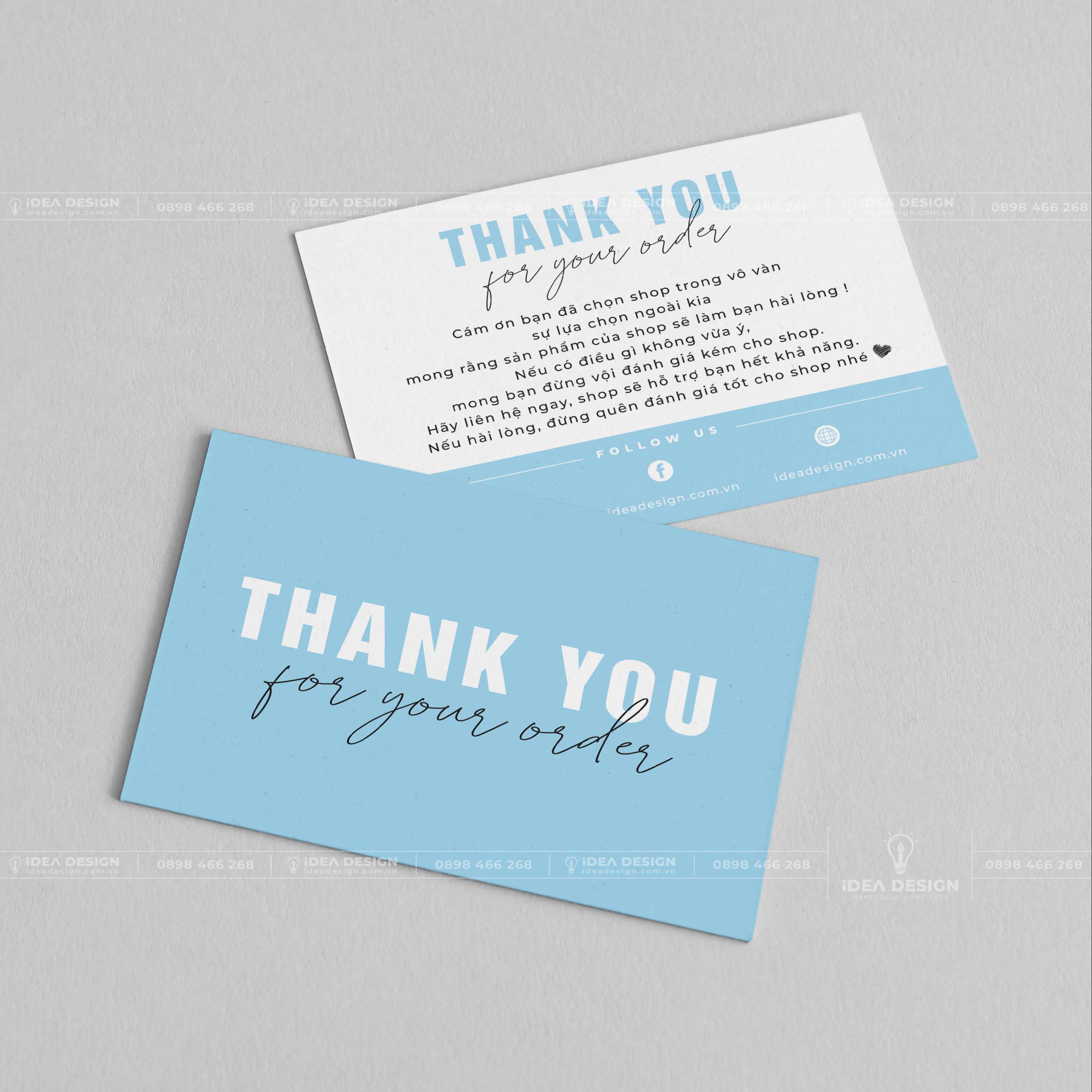 Card Thank You - Card Cám Ơn 02