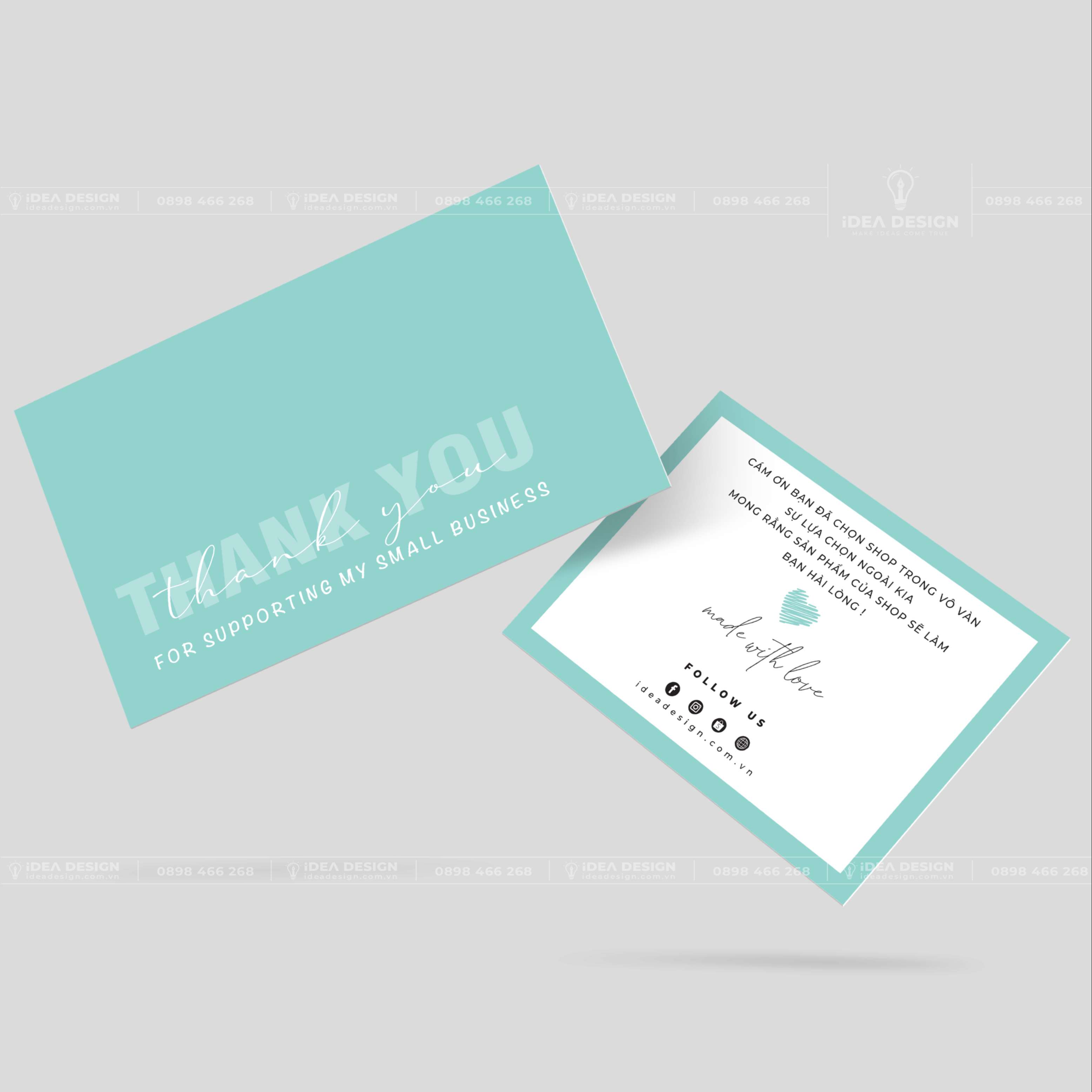 Card Thank You - Card Cám Ơn 03