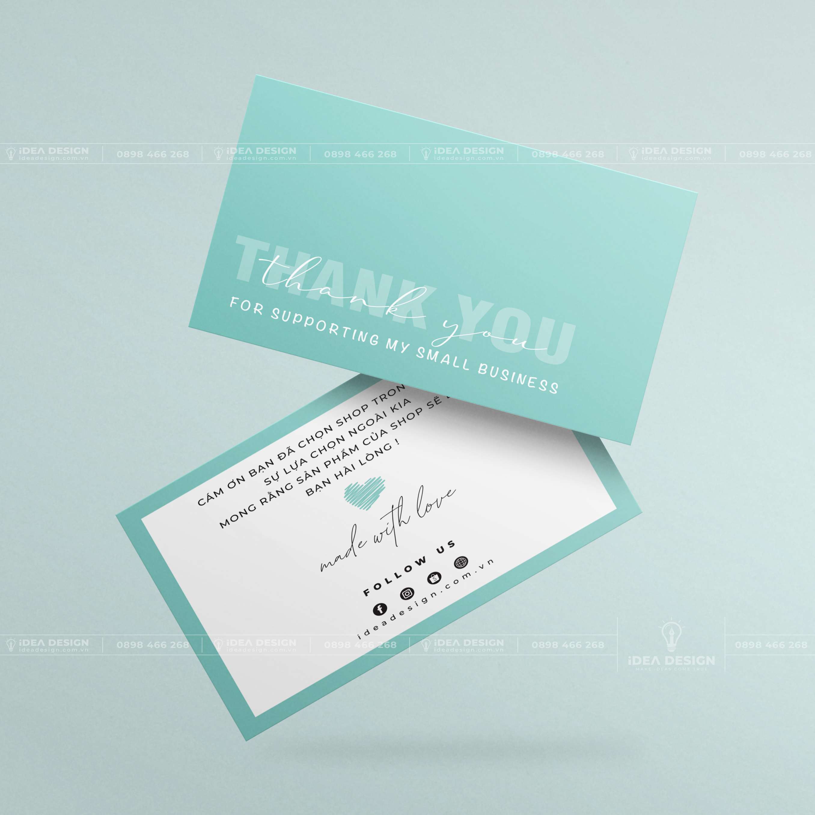 Card Thank You - Card Cám Ơn 03