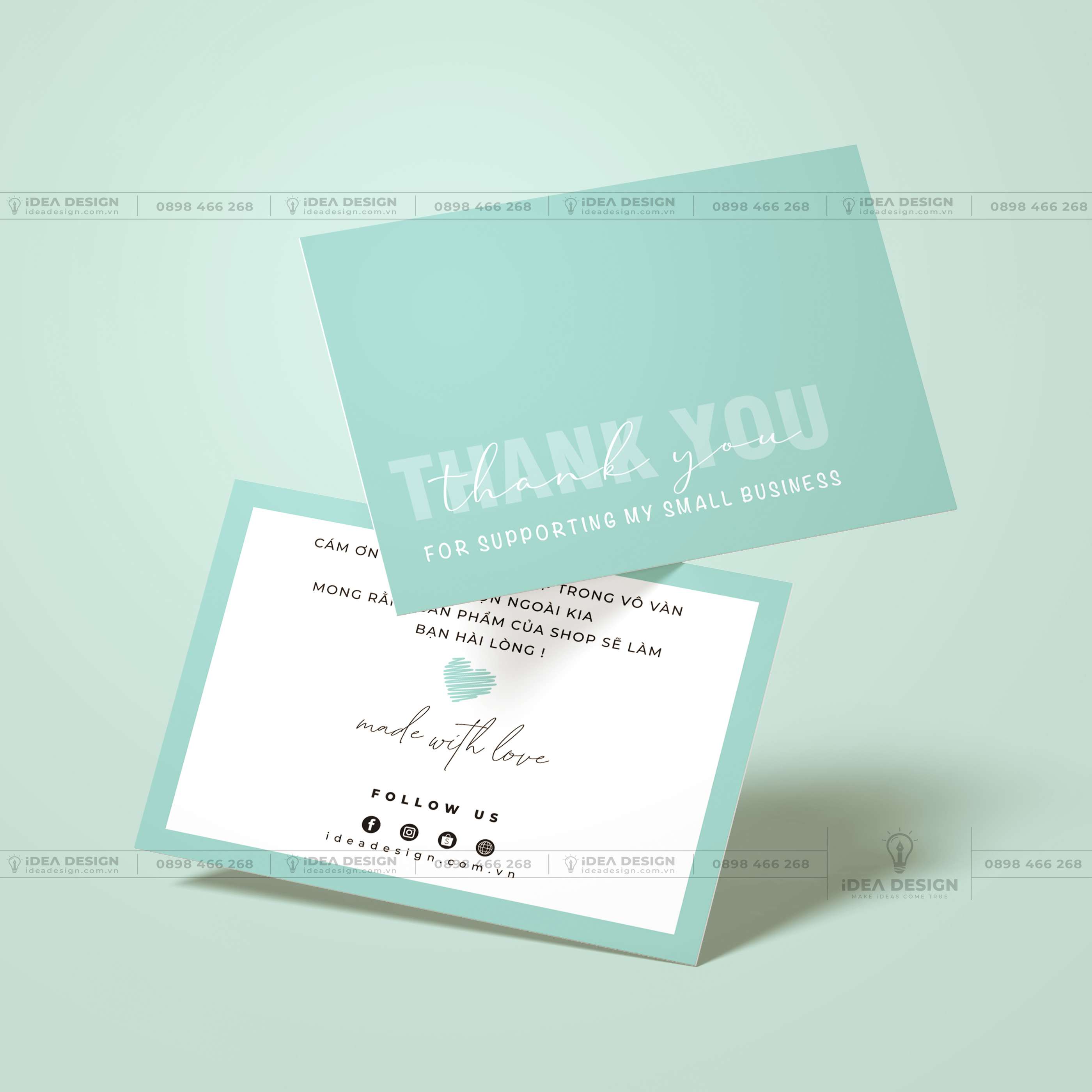 Tổng hợp 20+ Mẫu Card Cám Ơn, Card Thank You, Thiệp Cám Ơn Đa Chủ Đề | iDea  Design