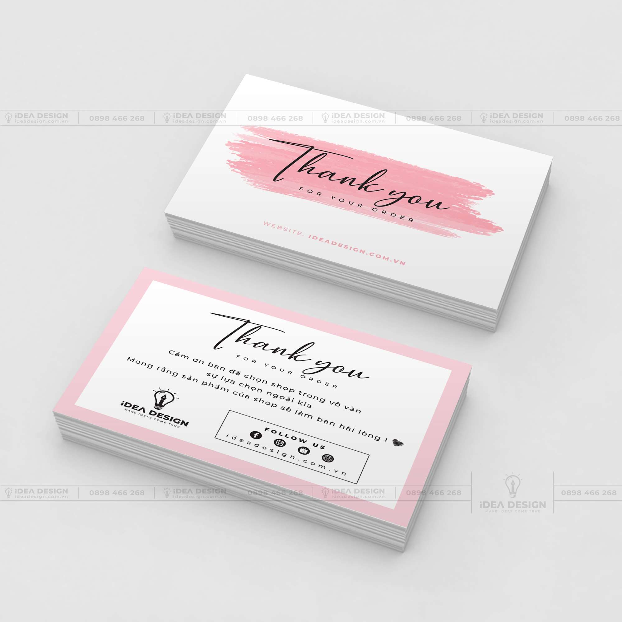 Card Thank You - Card Cám Ơn 05