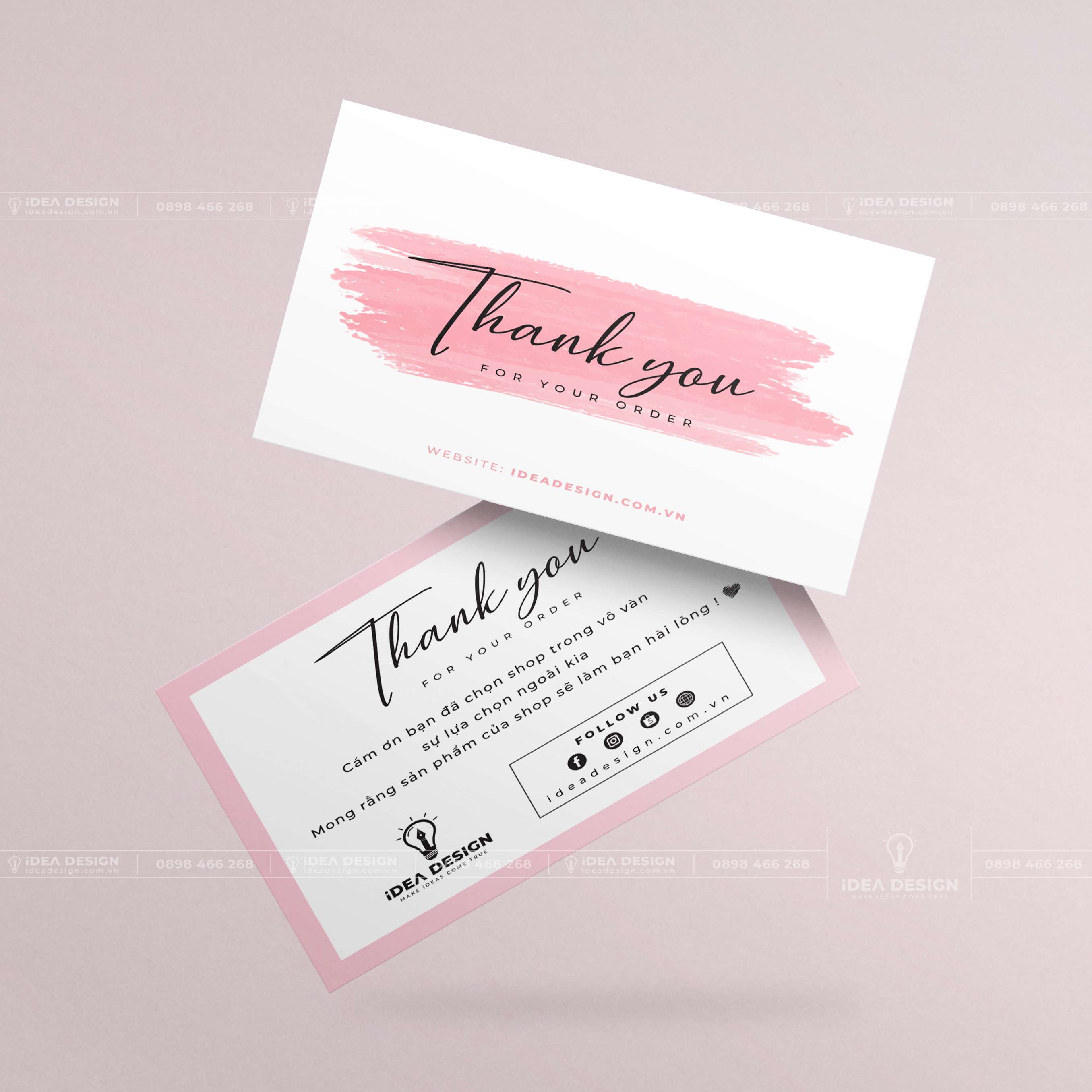 Card Thank You - Card Cám Ơn 05