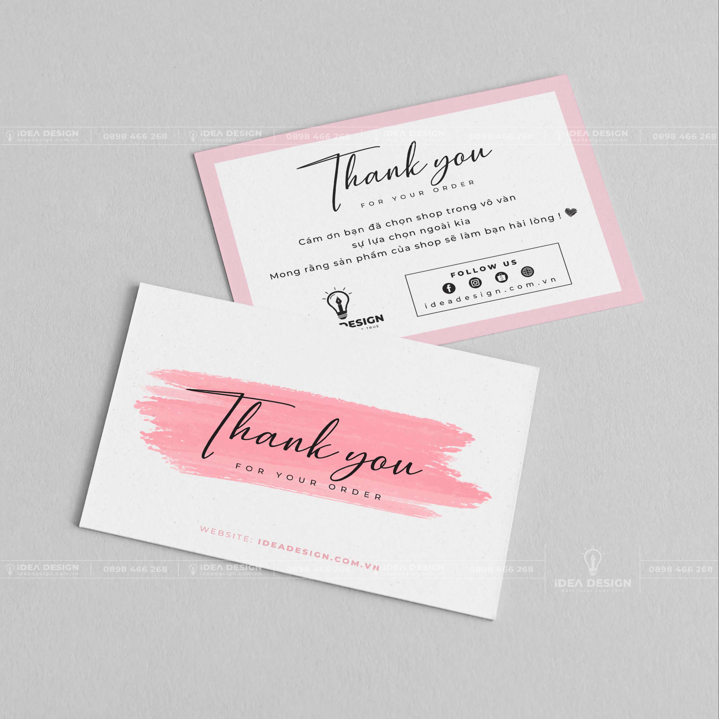 Card Thank You - Card Cám Ơn 05