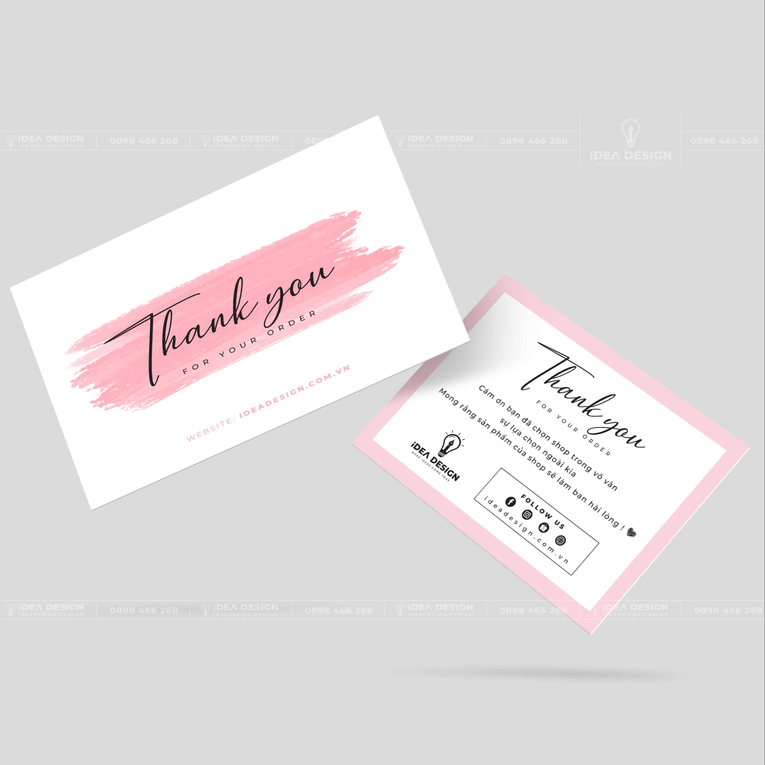 Card Thank You - Card Cám Ơn 05