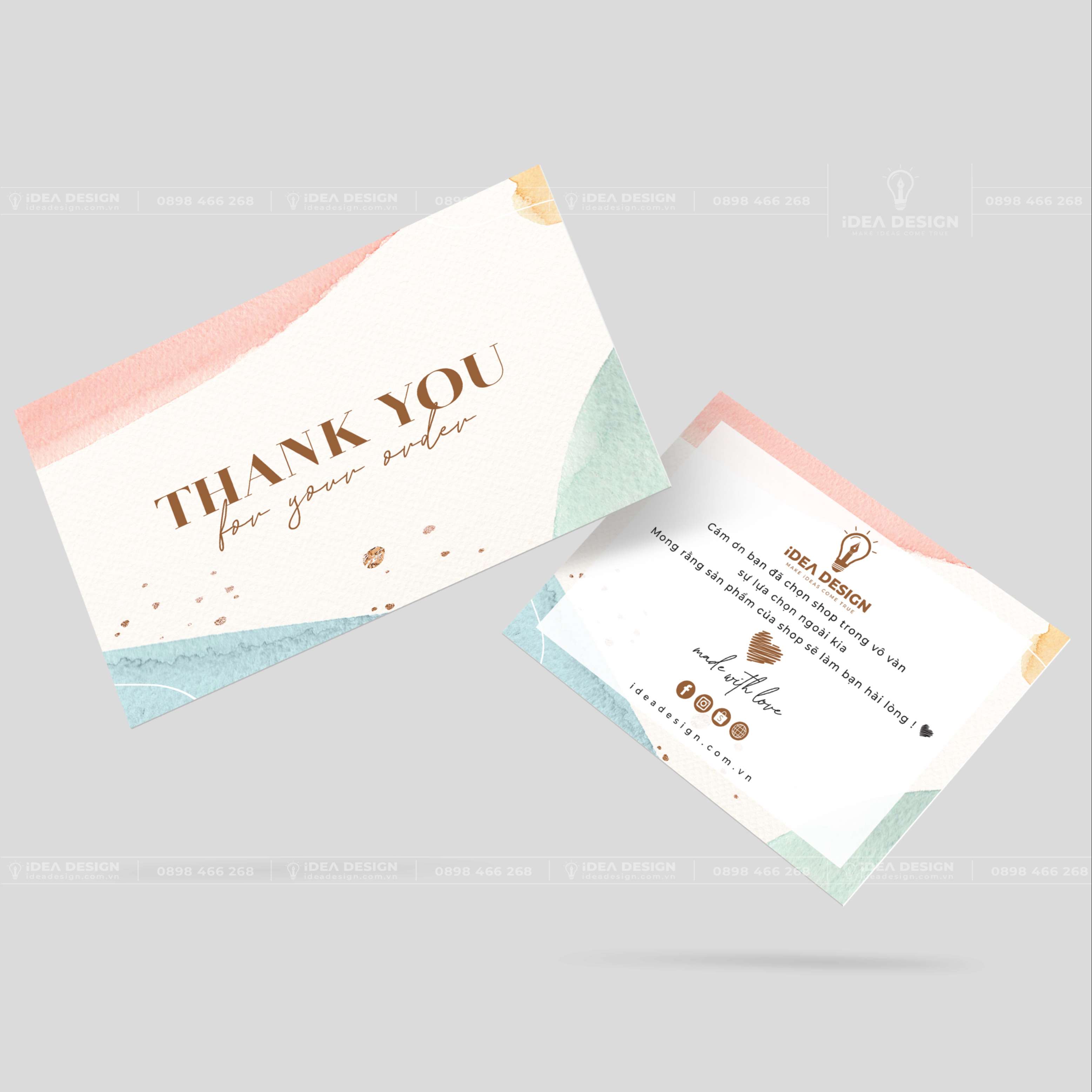 Card Thank You - Card Cám Ơn 06