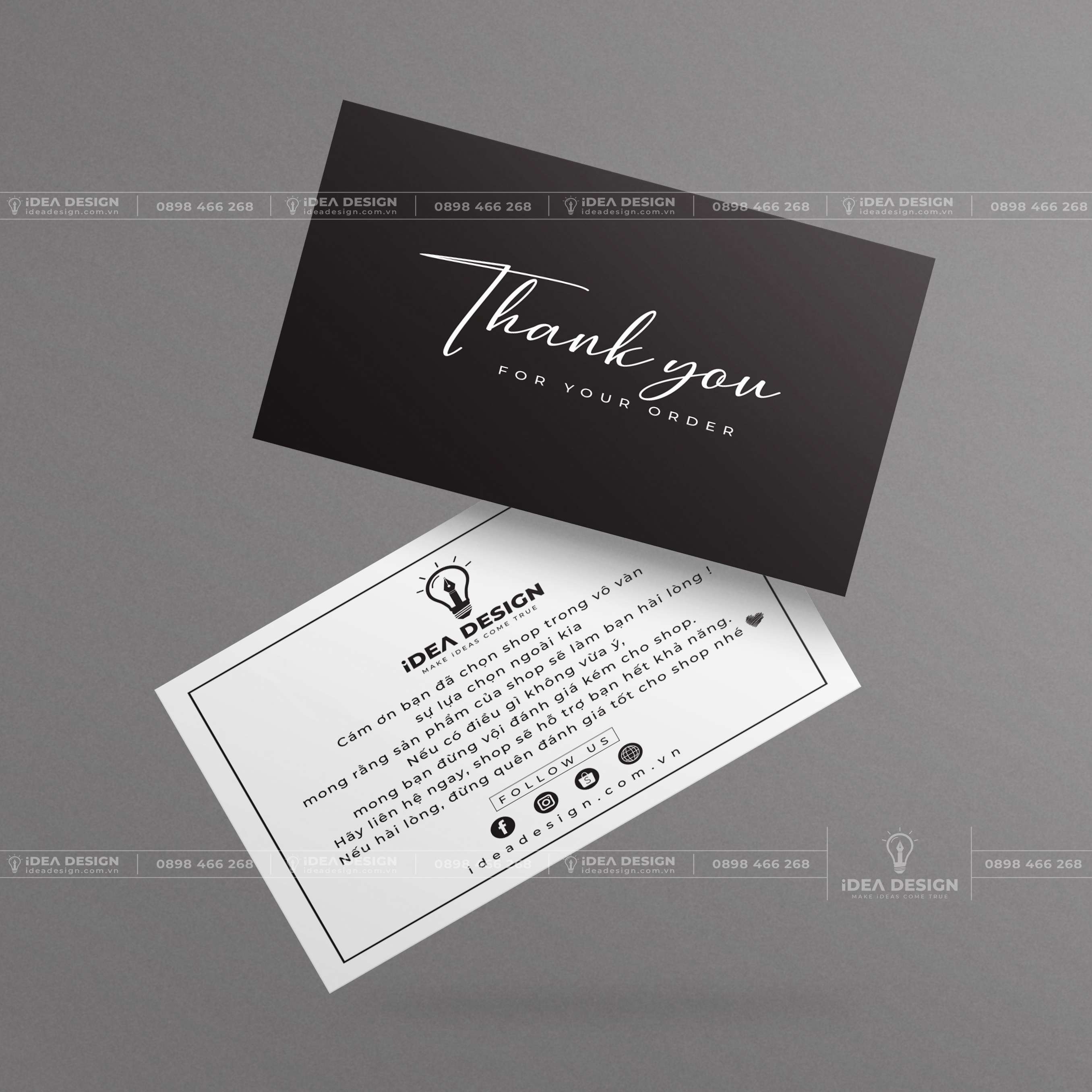 Card Thank You - Card Cám Ơn 10