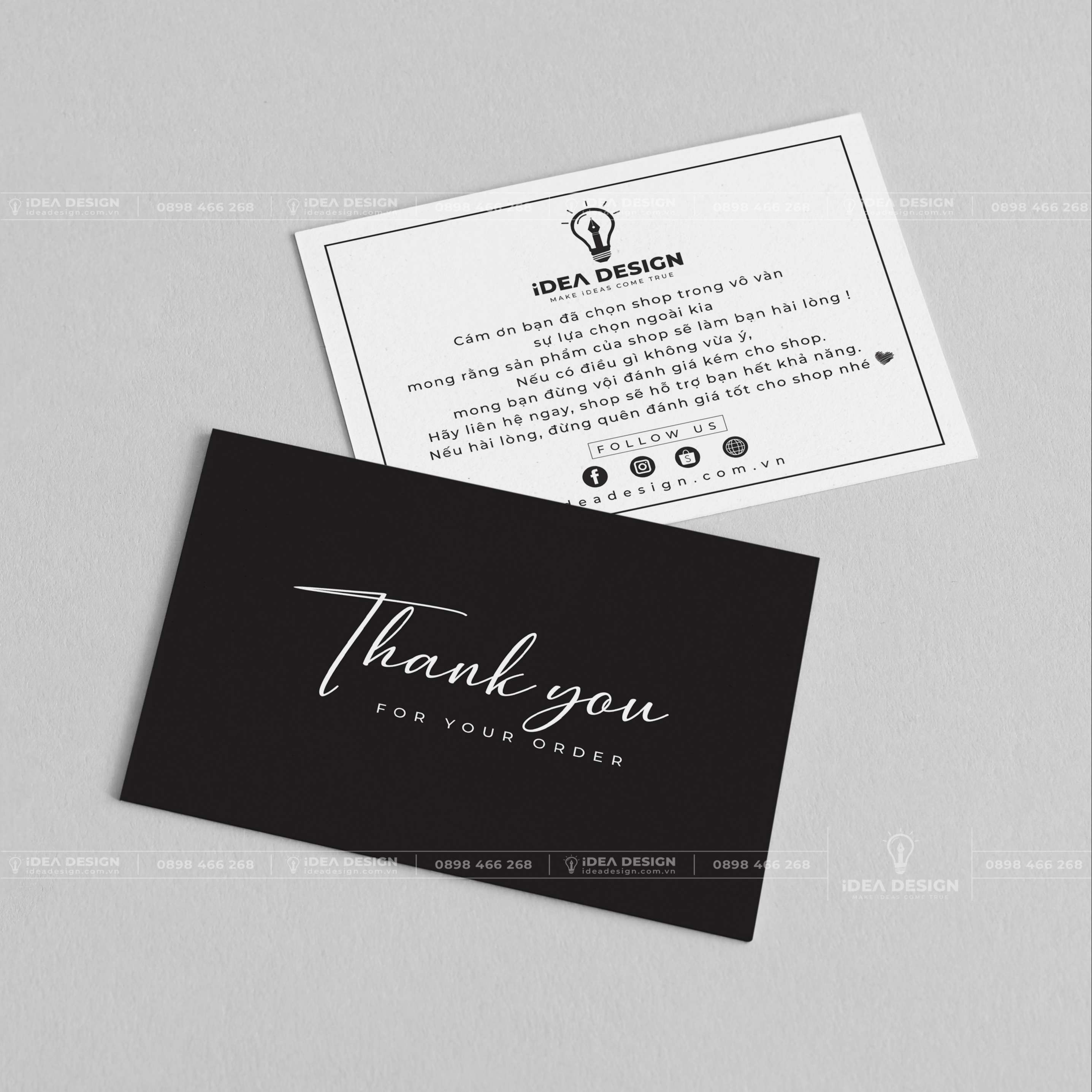 Card Thank You - Card Cám Ơn 10