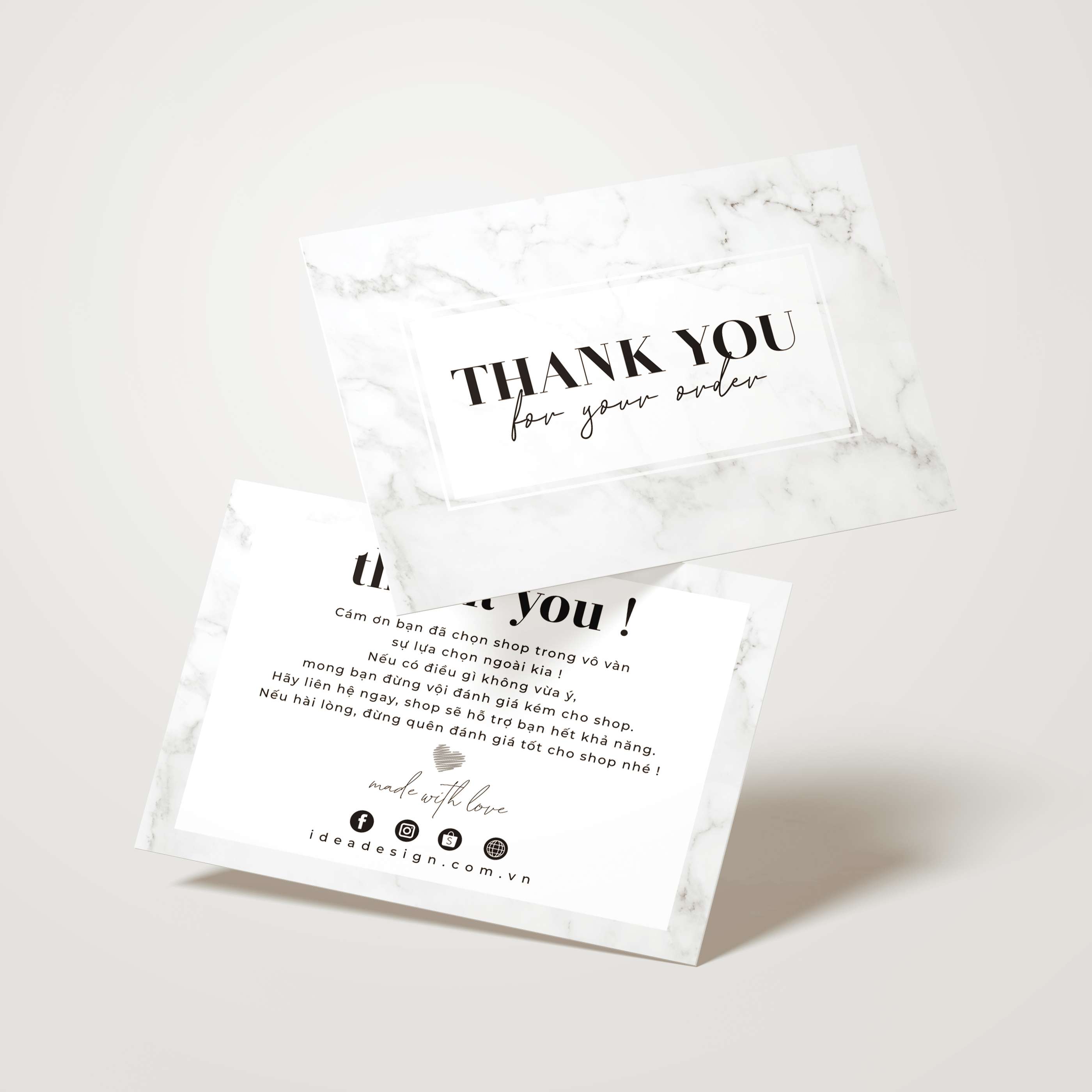 Card Thank You - Card Cám Ơn 11