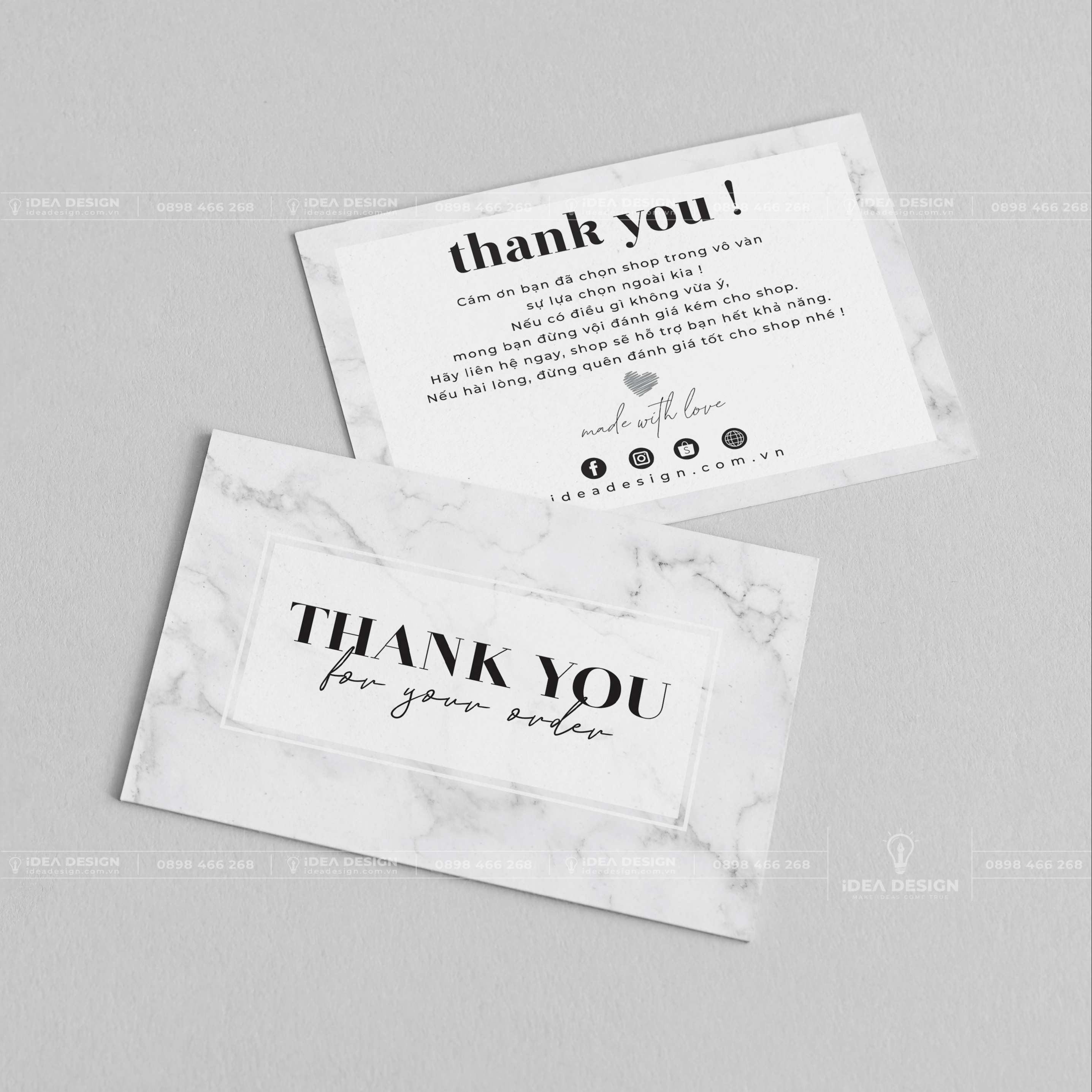 Card Thank You - Card Cám Ơn 11