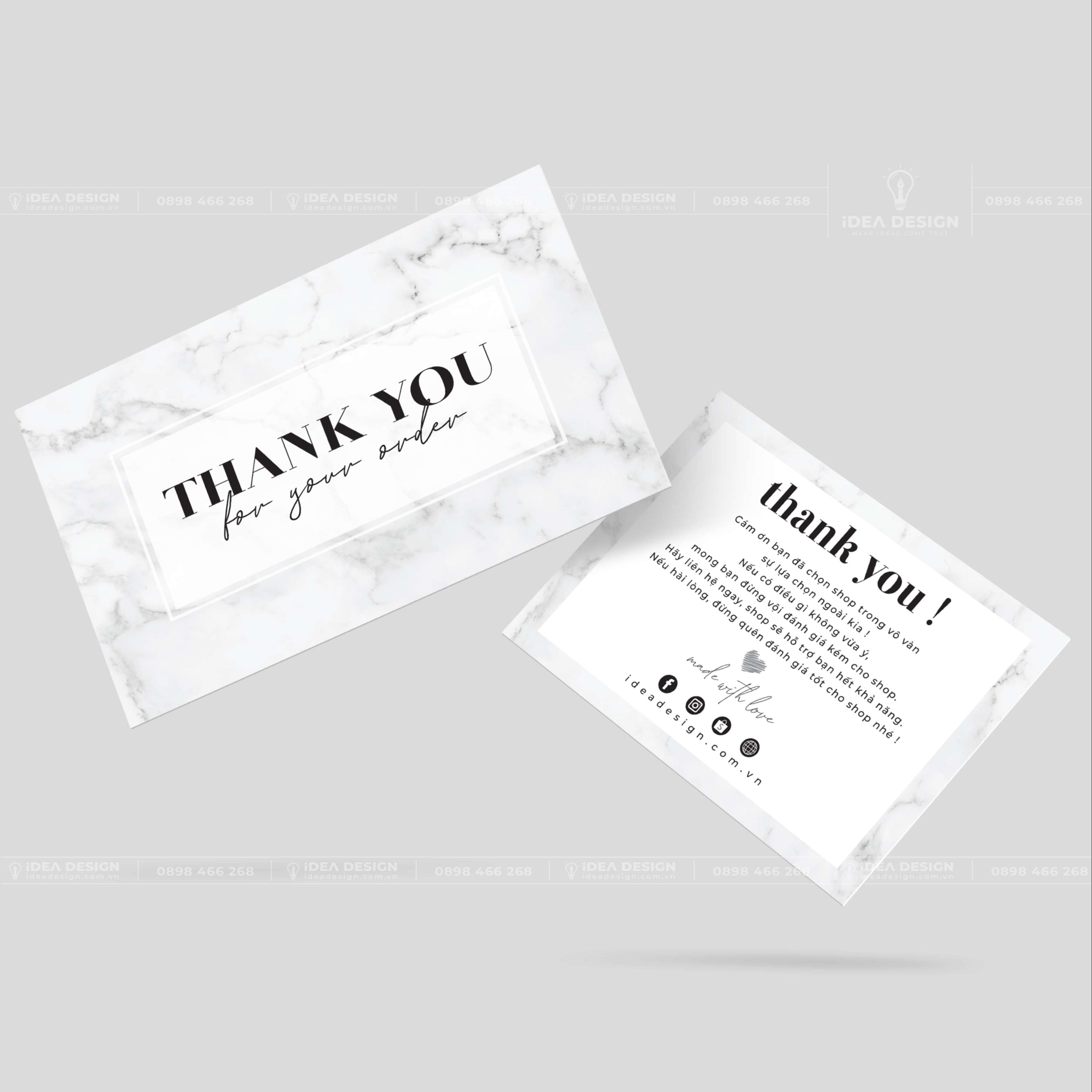 Card Thank You - Card Cám Ơn 11