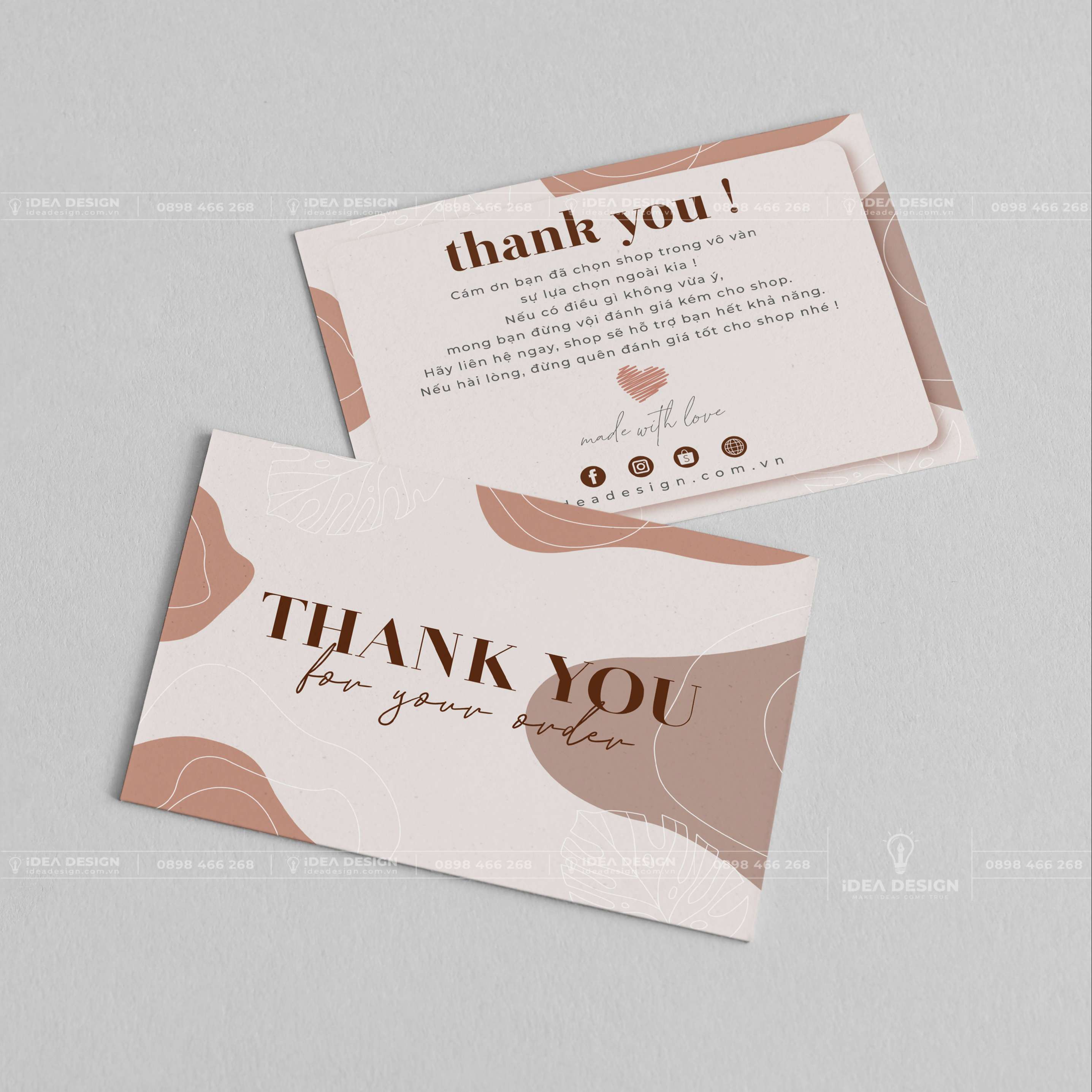 Card Thank You - Card Cám Ơn 12