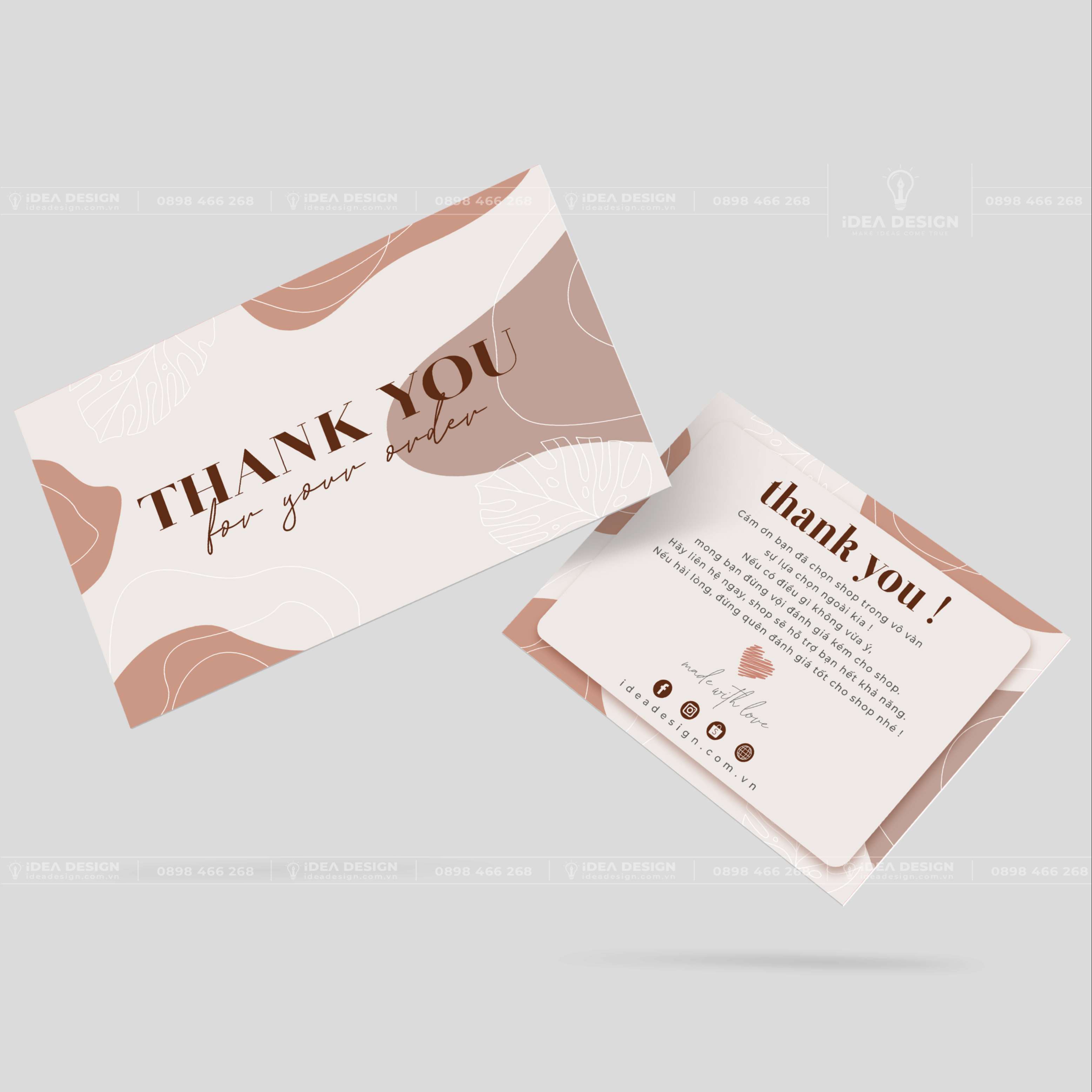 Card Thank You - Card Cám Ơn 12