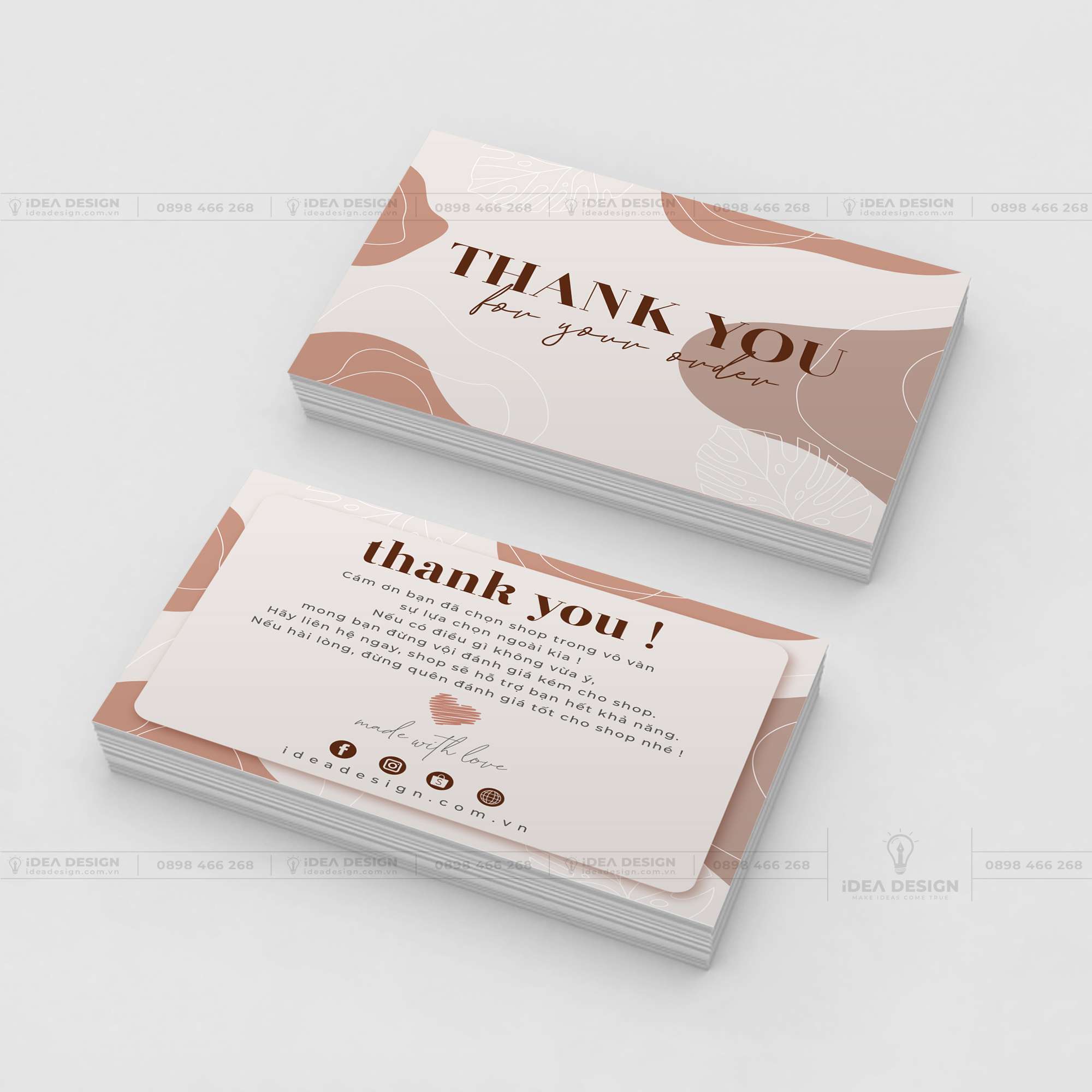 Card Thank You - Card Cám Ơn 12