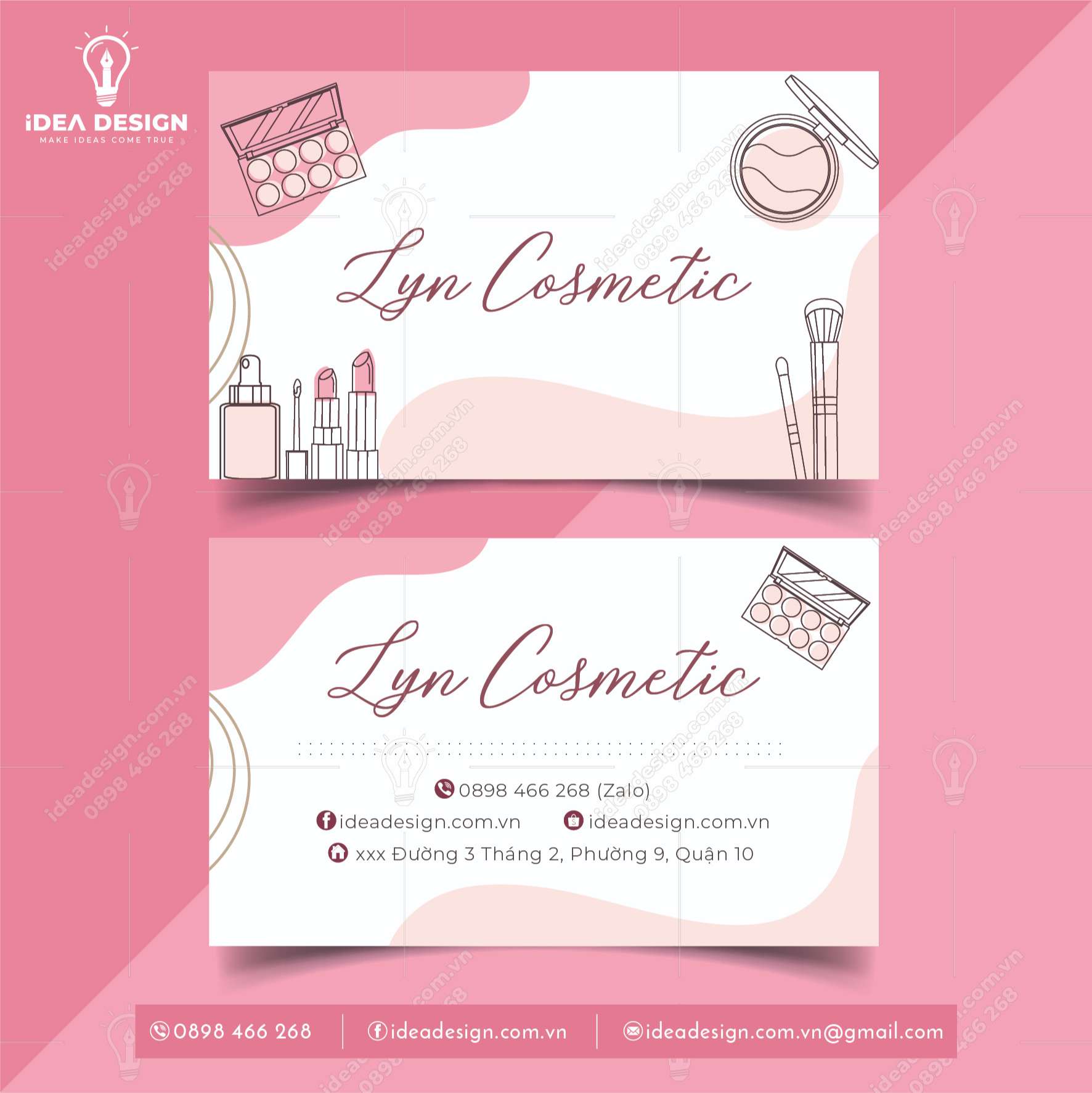 Card Visit Mỹ Phẩm - Make Up 01