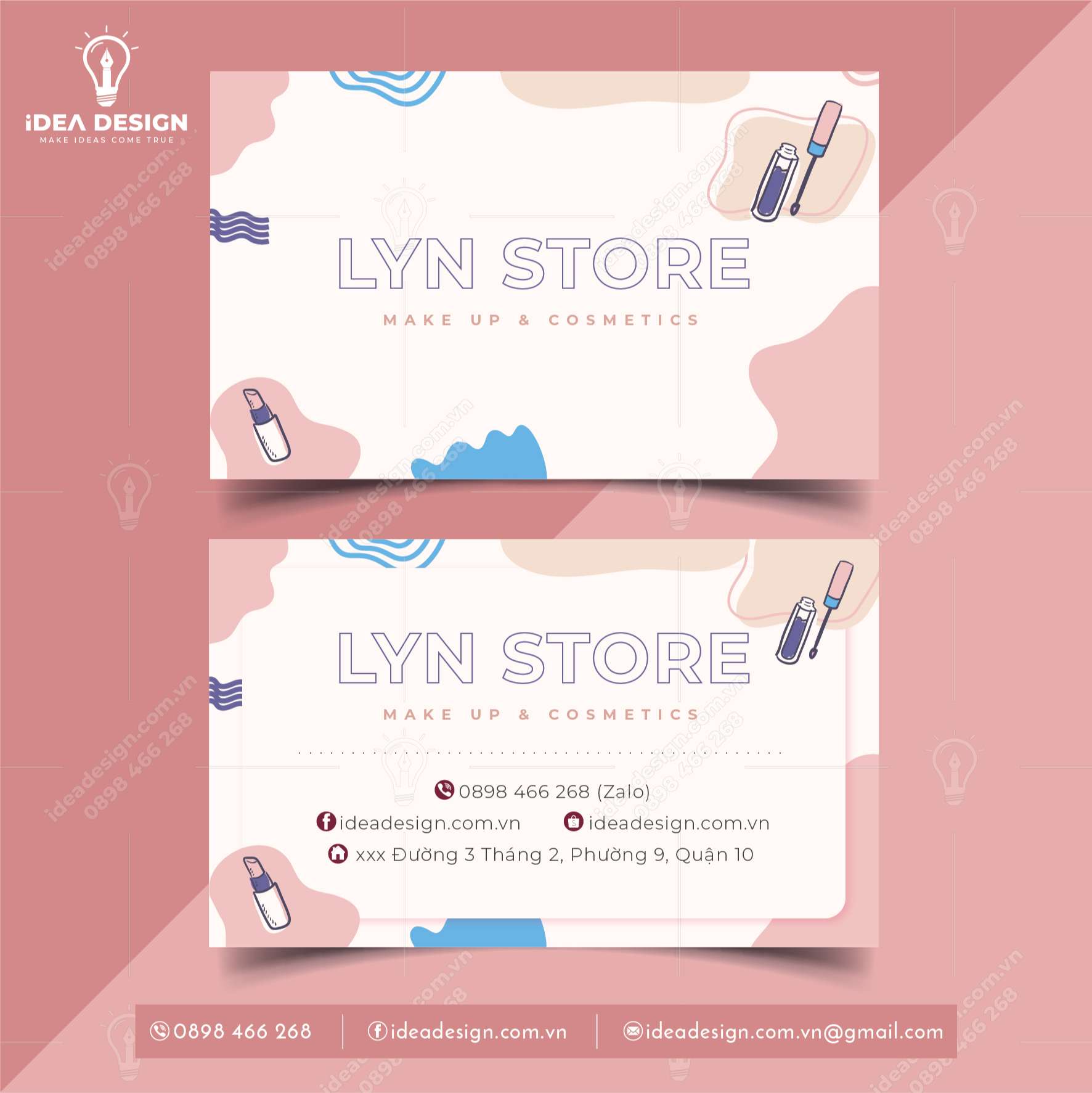 Card Visit Mỹ Phẩm - Make Up 02