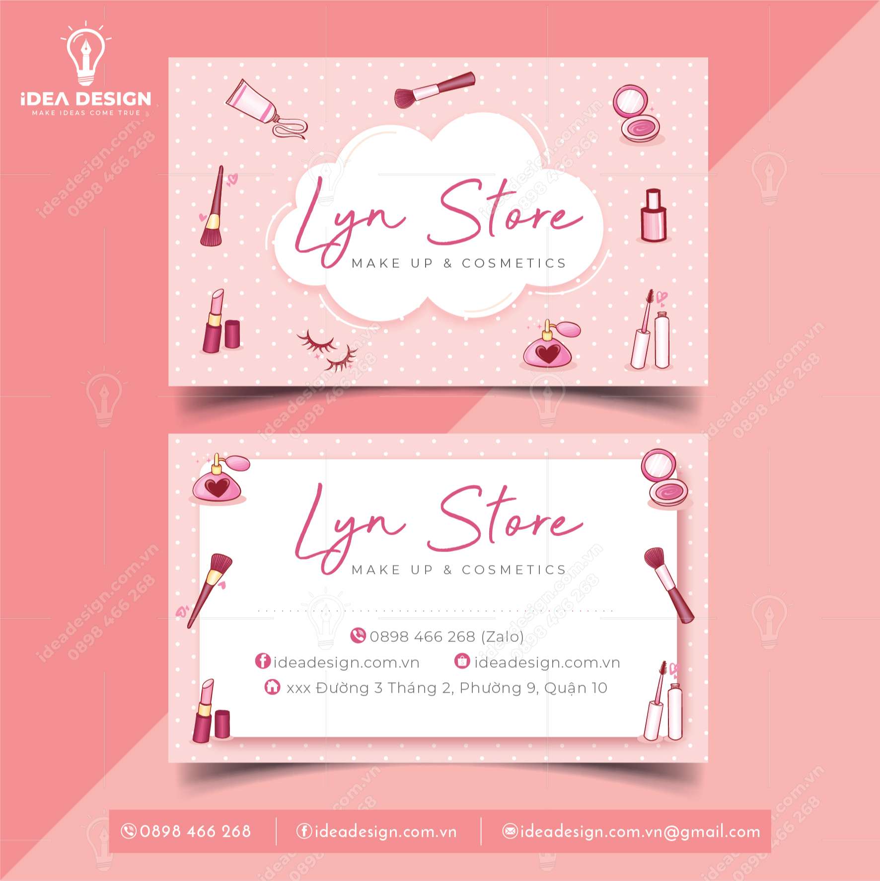 Card Visit Mỹ Phẩm - Make Up 04