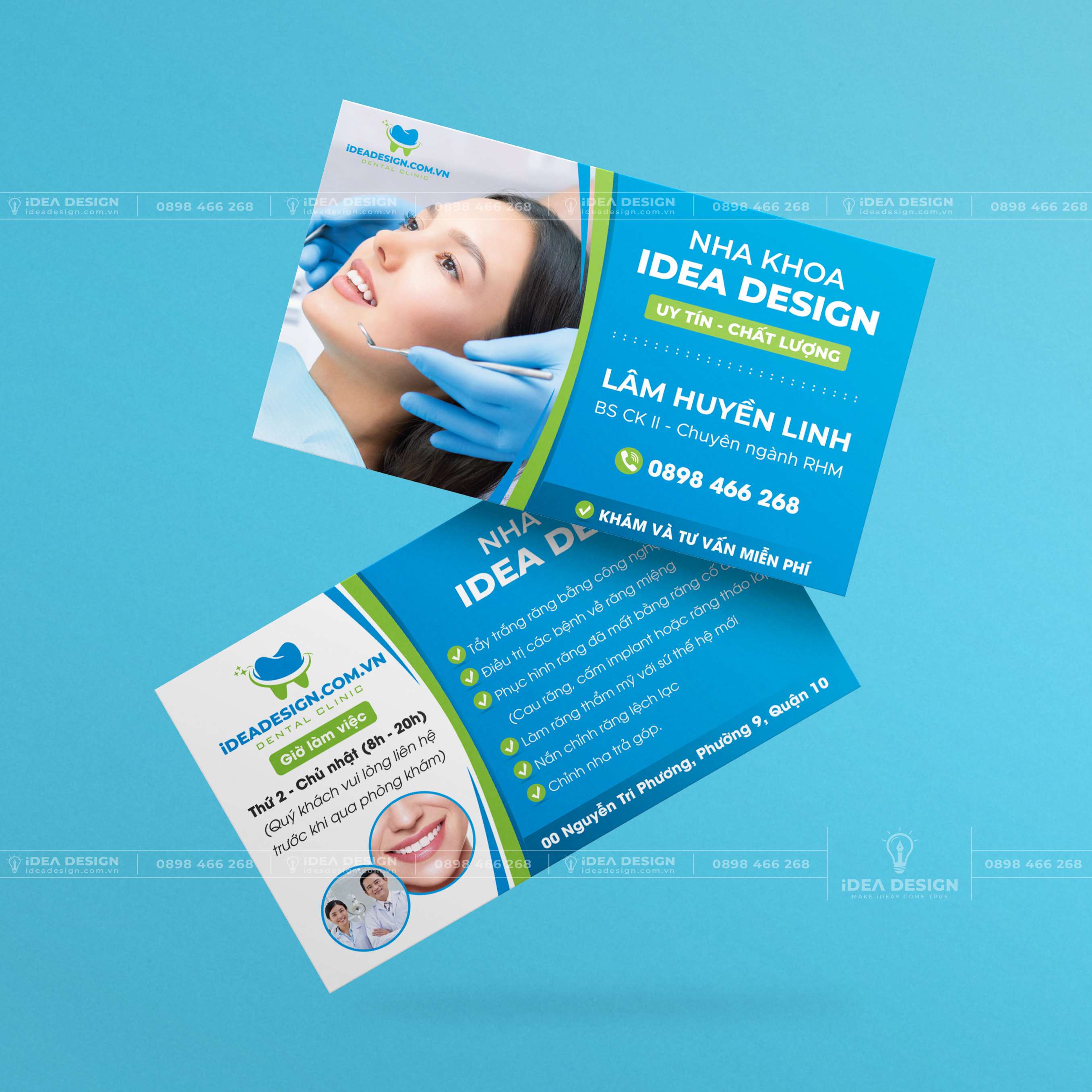 Card visit nha khoa: Đến với chuyên mục này và bạn sẽ thấy được những mẫu card visit độc đáo, phù hợp với phong cách đồng phục của các nha sĩ, đồng thời thể hiện sự quan tâm đến sức khỏe của khách hàng.