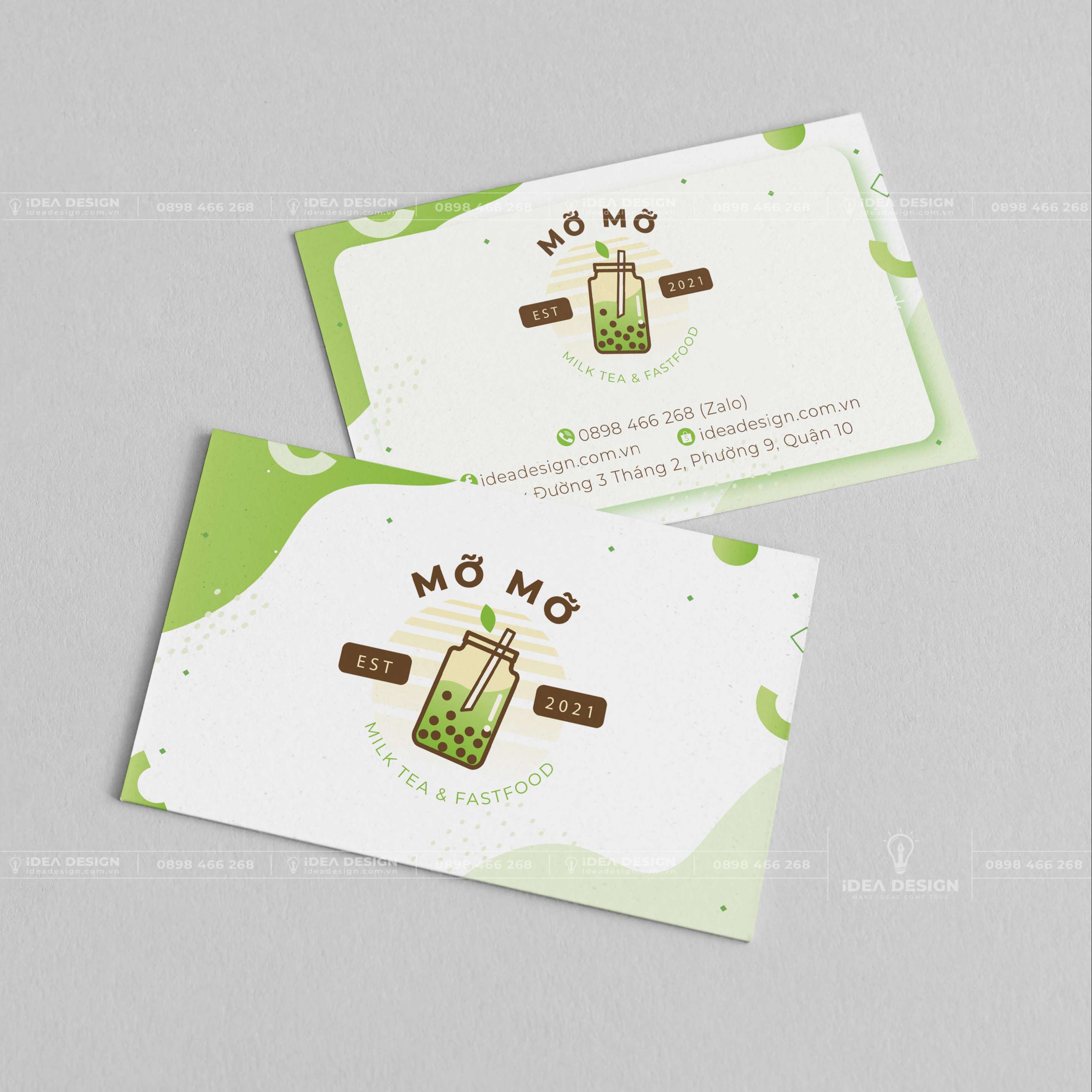 Card Visit Quán Cafe - Trà Sữa 04