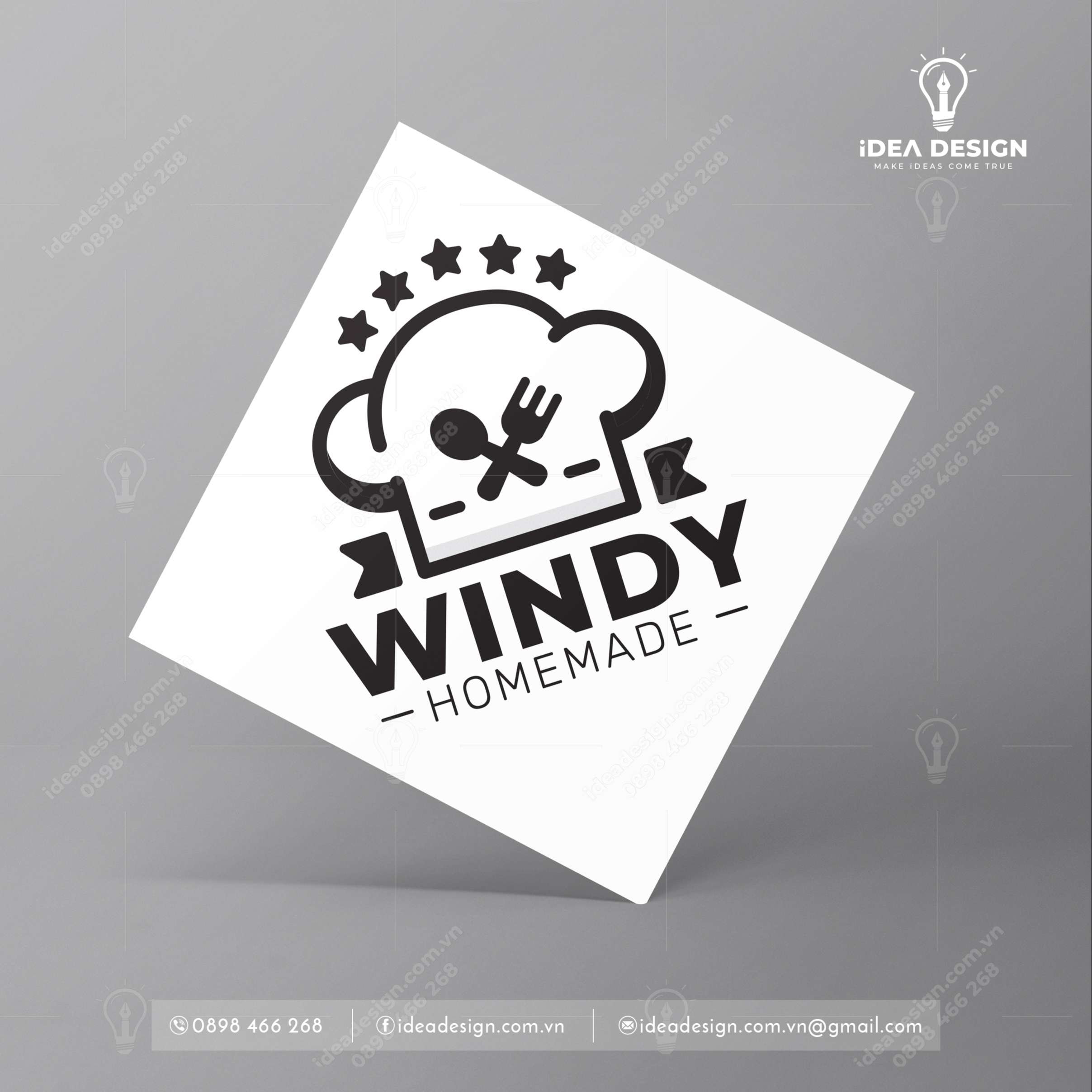 Tag Cắm Bánh Sinh Nhật - Hình Vuông 03