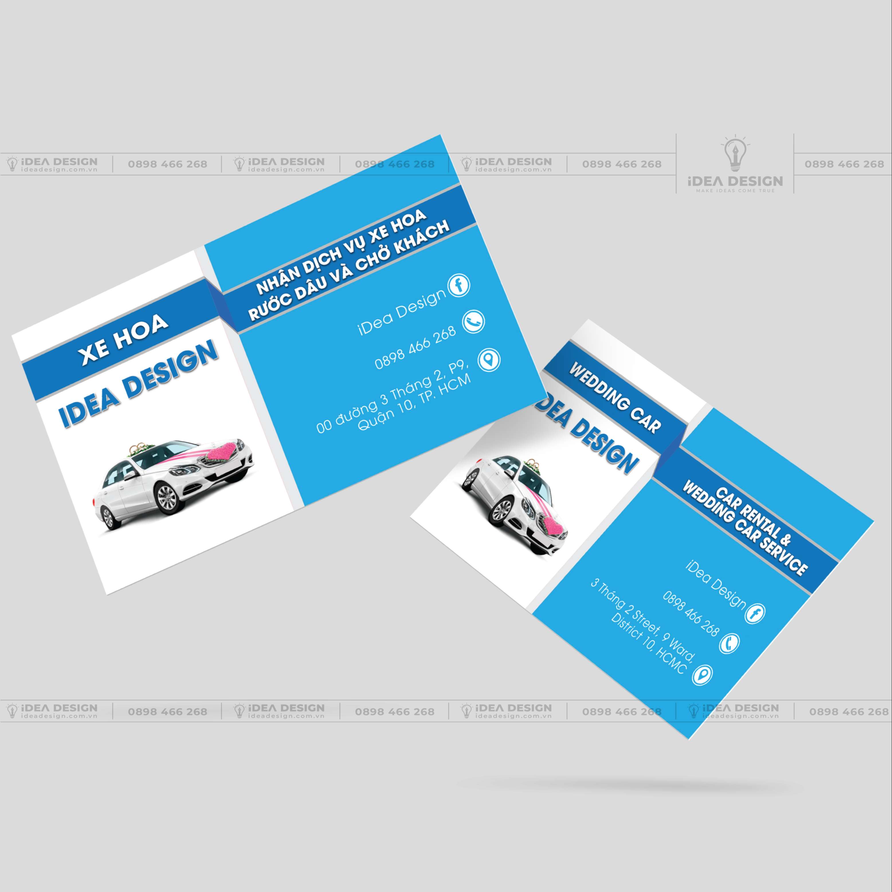 Card Visit Xe Hoa - Cho Thuê Xe Cưới 01