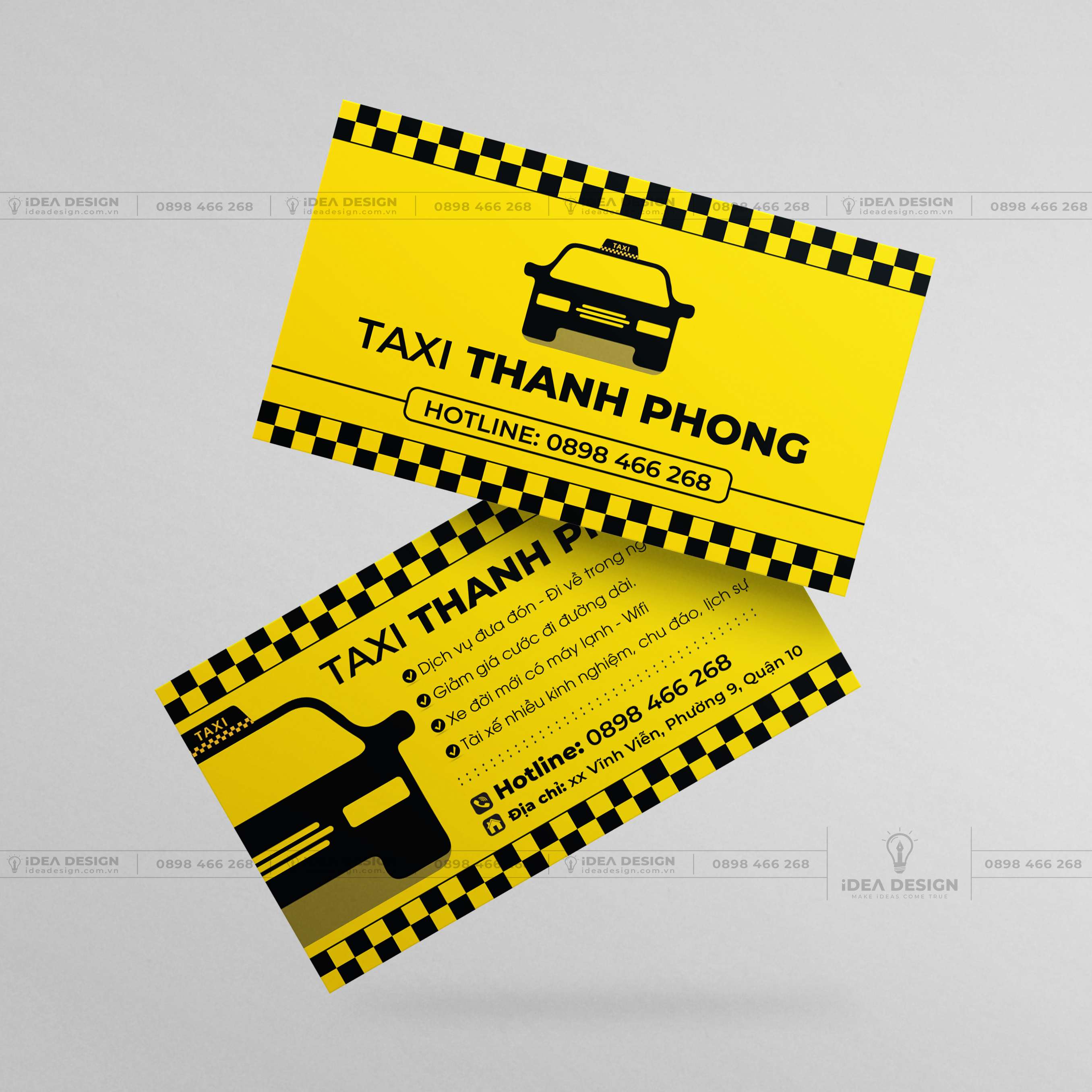 Card Visit Xe Dịch Vụ - Xe Taxi 01