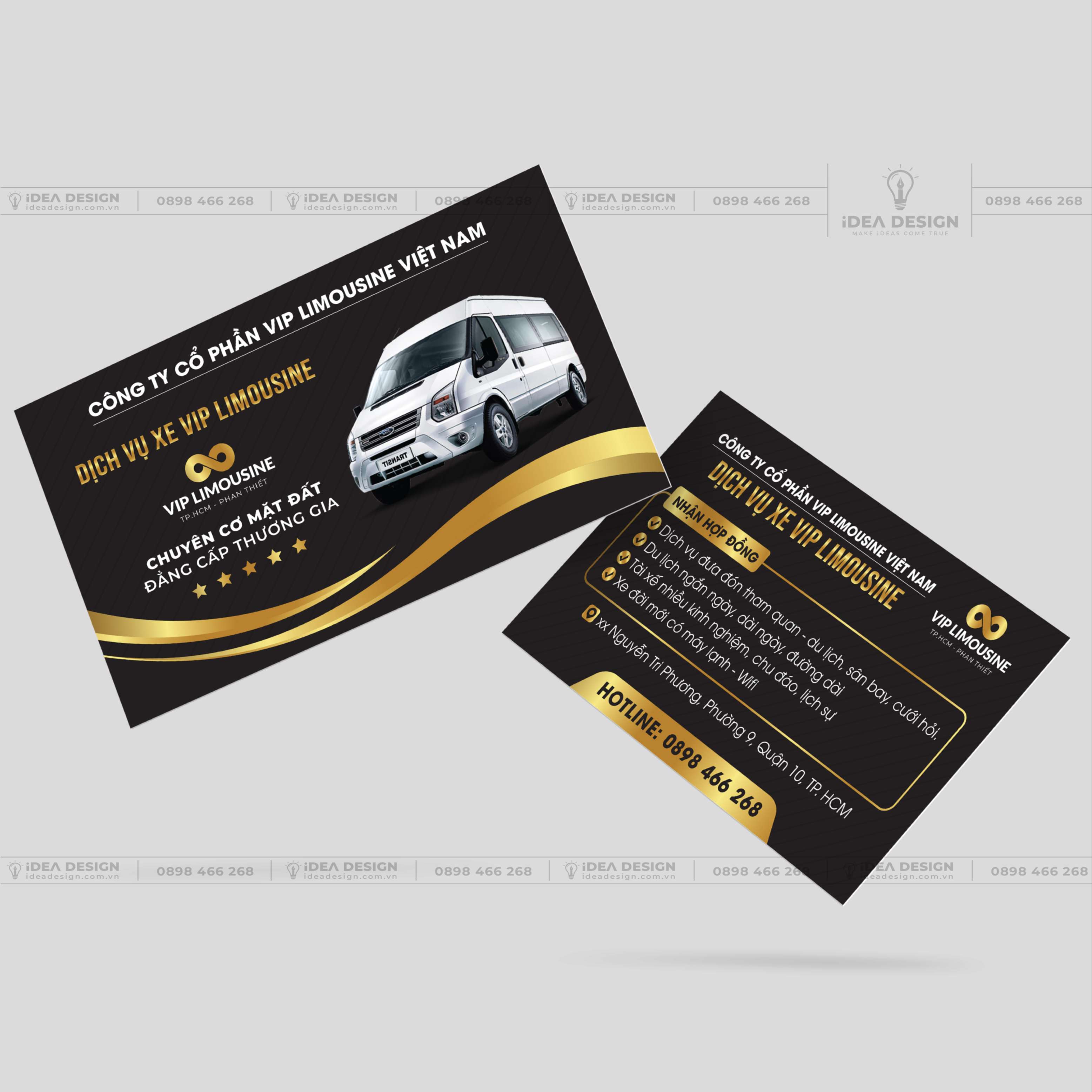 Card Visit Thuê Xe Du Lịch - Xe Dịch Vụ 05