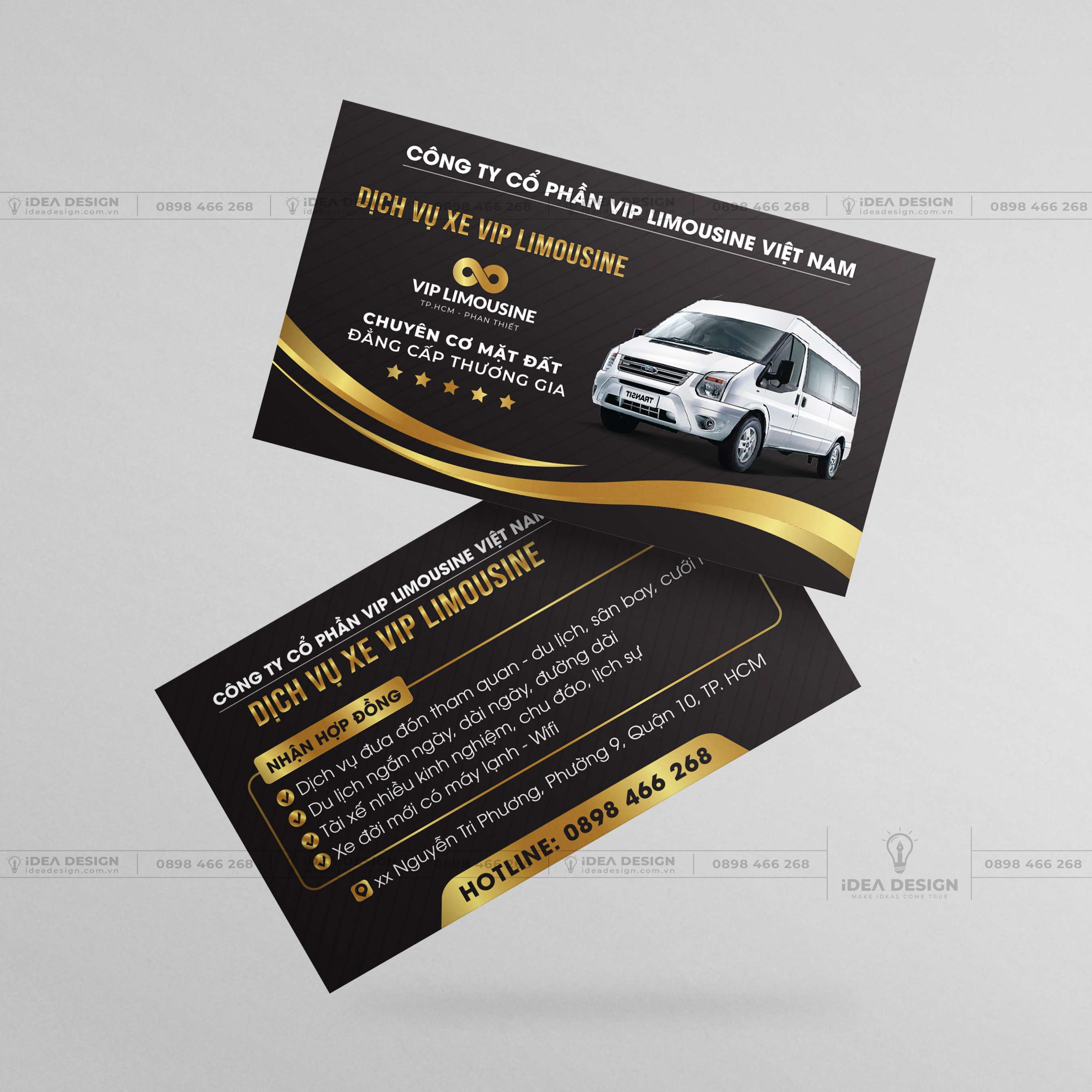 Card Visit Thuê Xe Du Lịch - Xe Dịch Vụ 05
