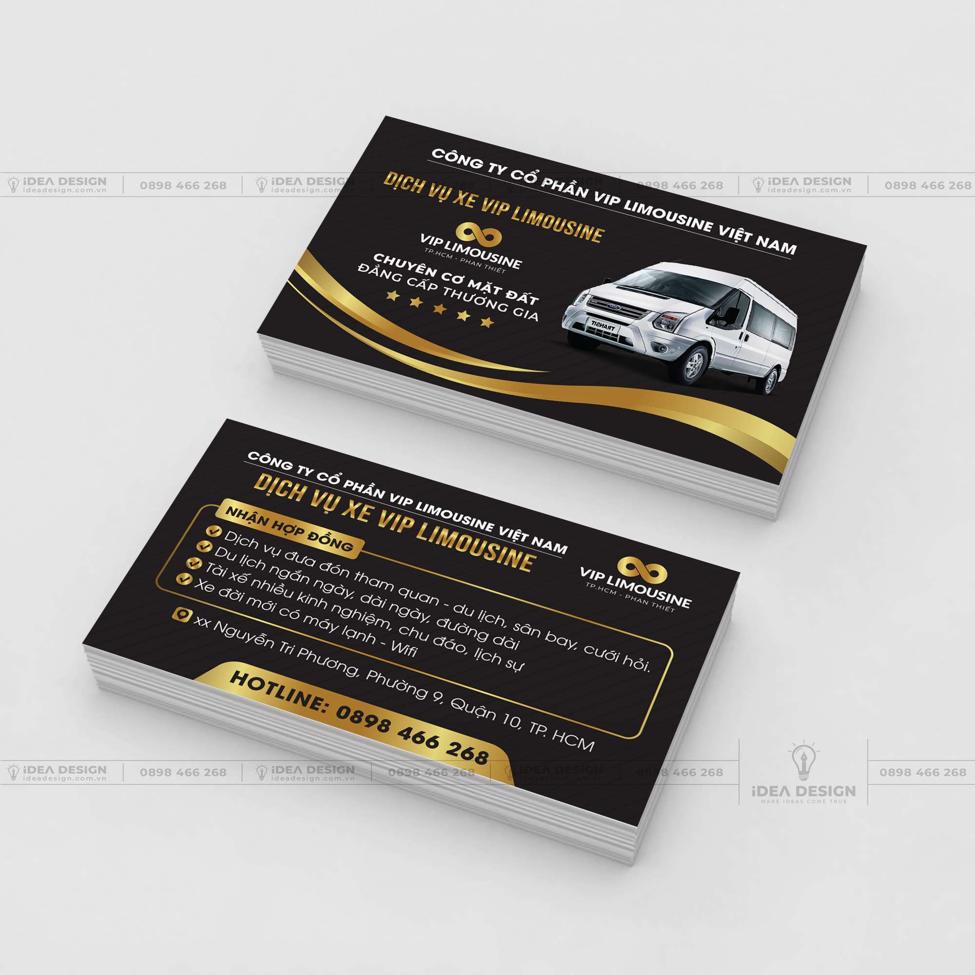 Card Visit Thuê Xe Du Lịch - Xe Dịch Vụ 05