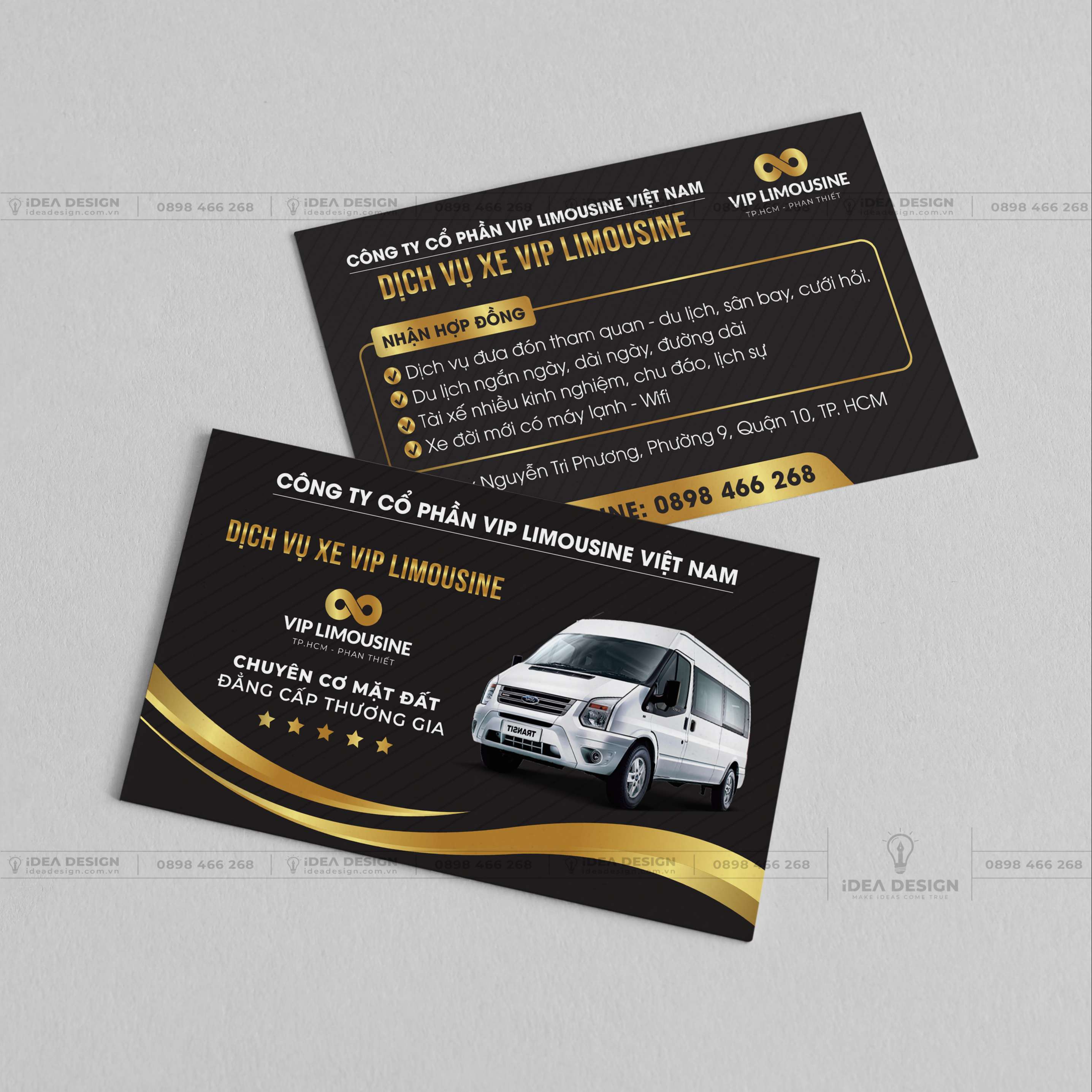Card Visit Thuê Xe Du Lịch - Xe Dịch Vụ 05