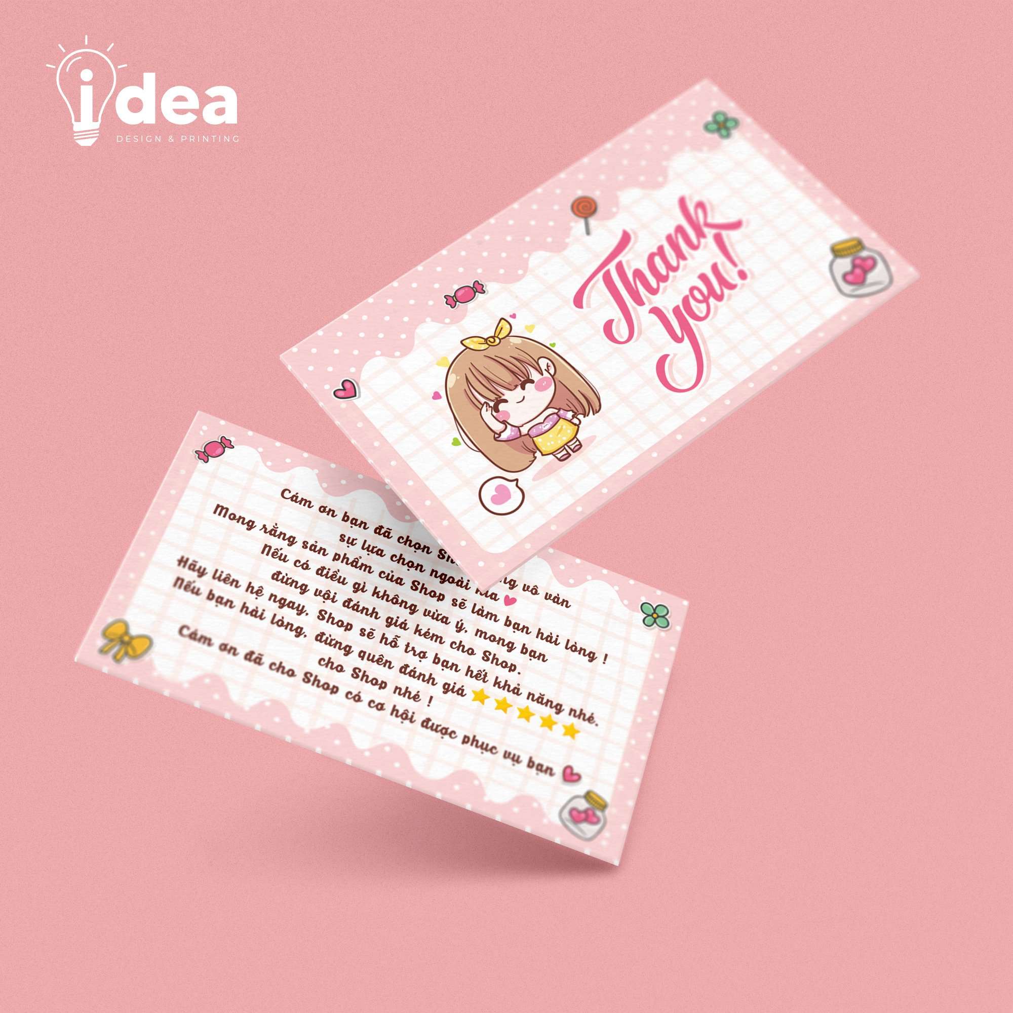 Card Thank You, Card Cám Ơn 03 (Có Sẵn)