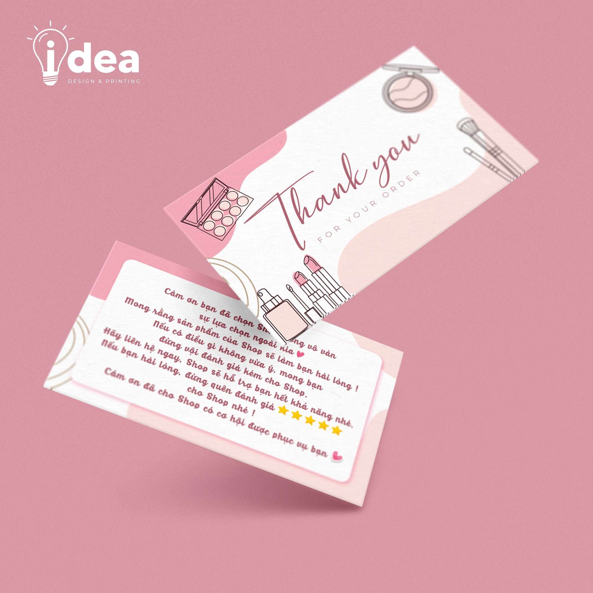 Card Thank You, Card Cám Ơn 04 (Có Sẵn)