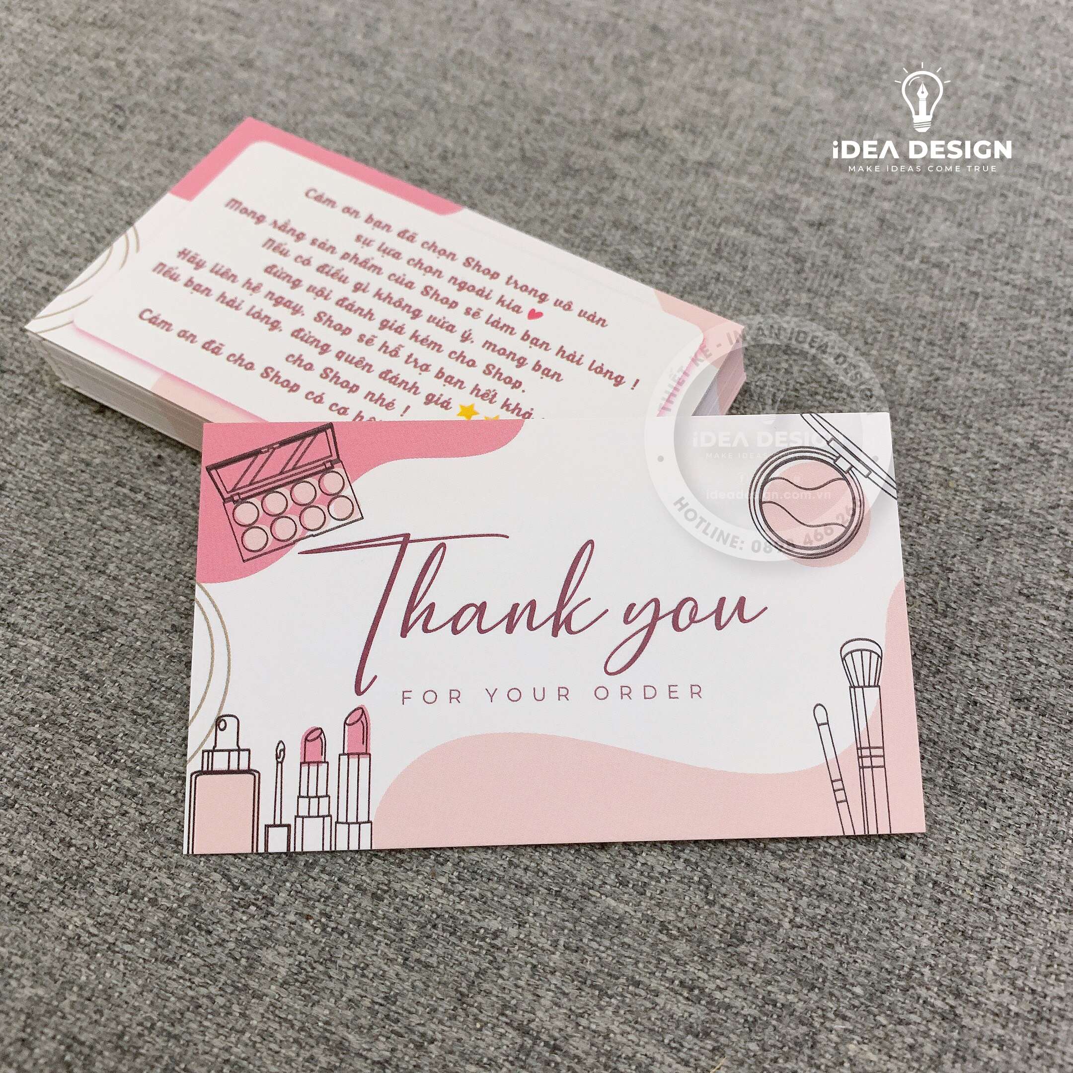 Card Thank You, Card Cám Ơn 04 (Có Sẵn)