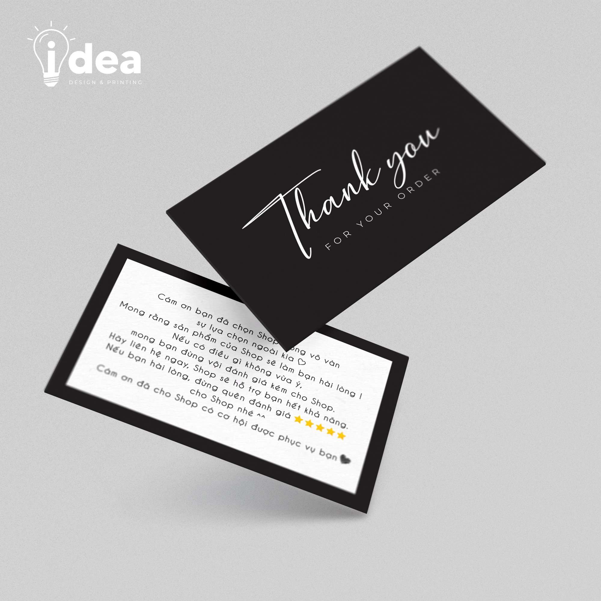 Card Thank You, Card Cám Ơn 06 (Có Sẵn)