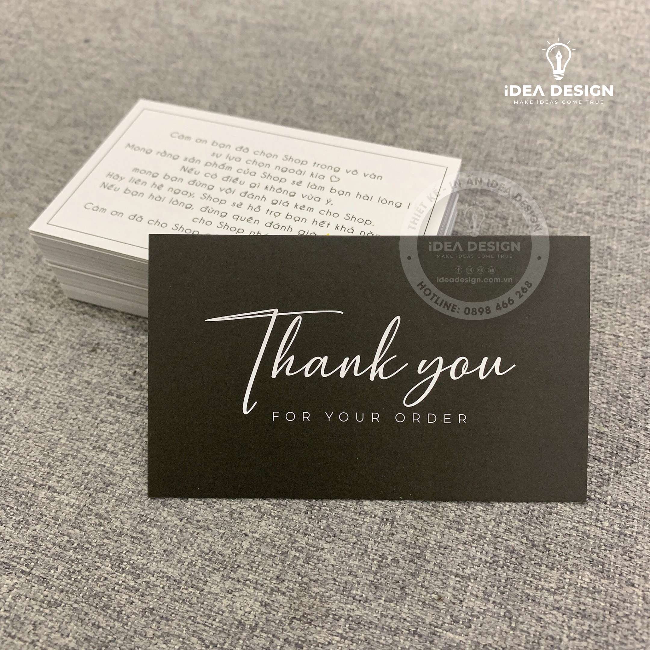 Card Thank You, Card Cám Ơn 06 (Có Sẵn)