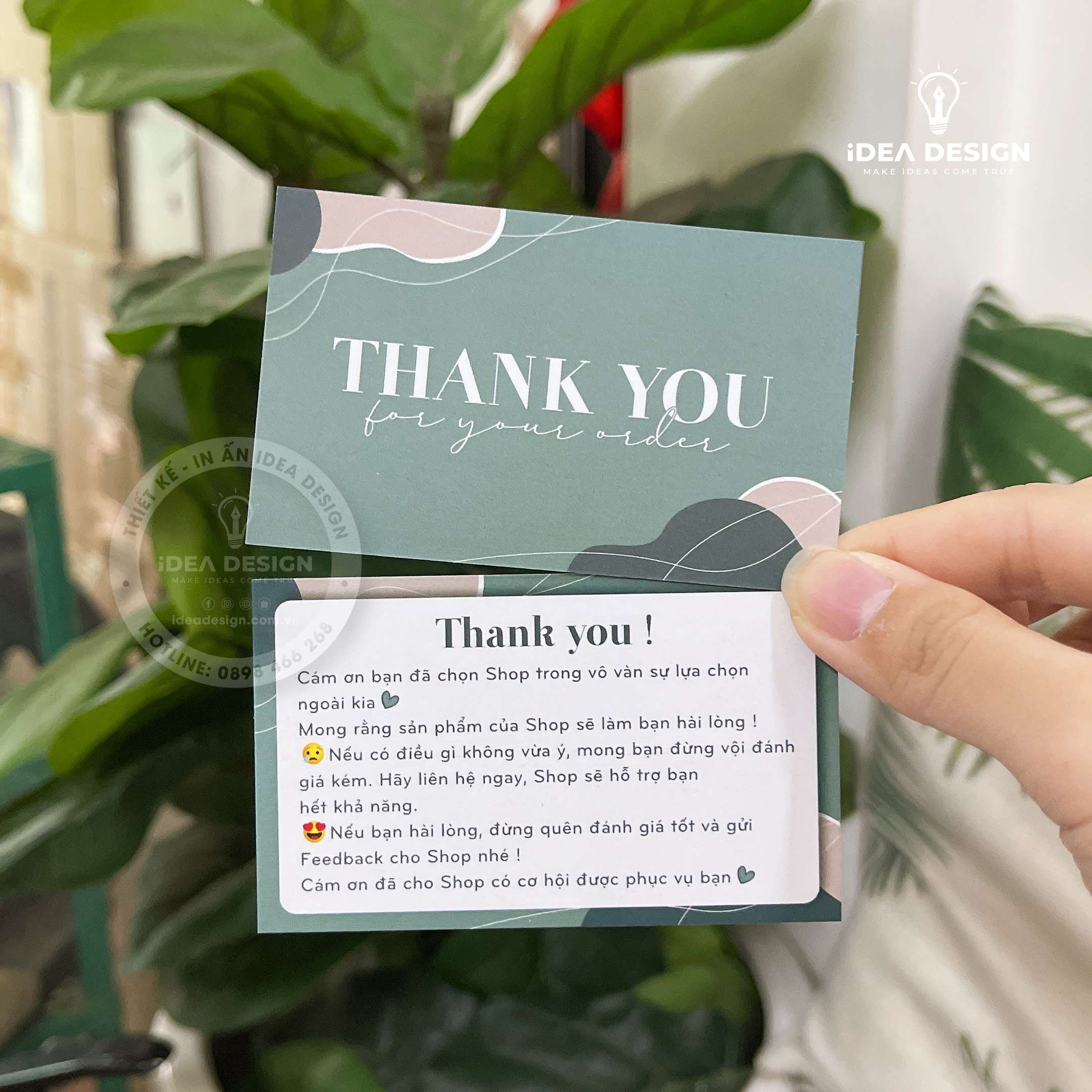 Card Thank You, Card Cám Ơn 13 (Có Sẵn)