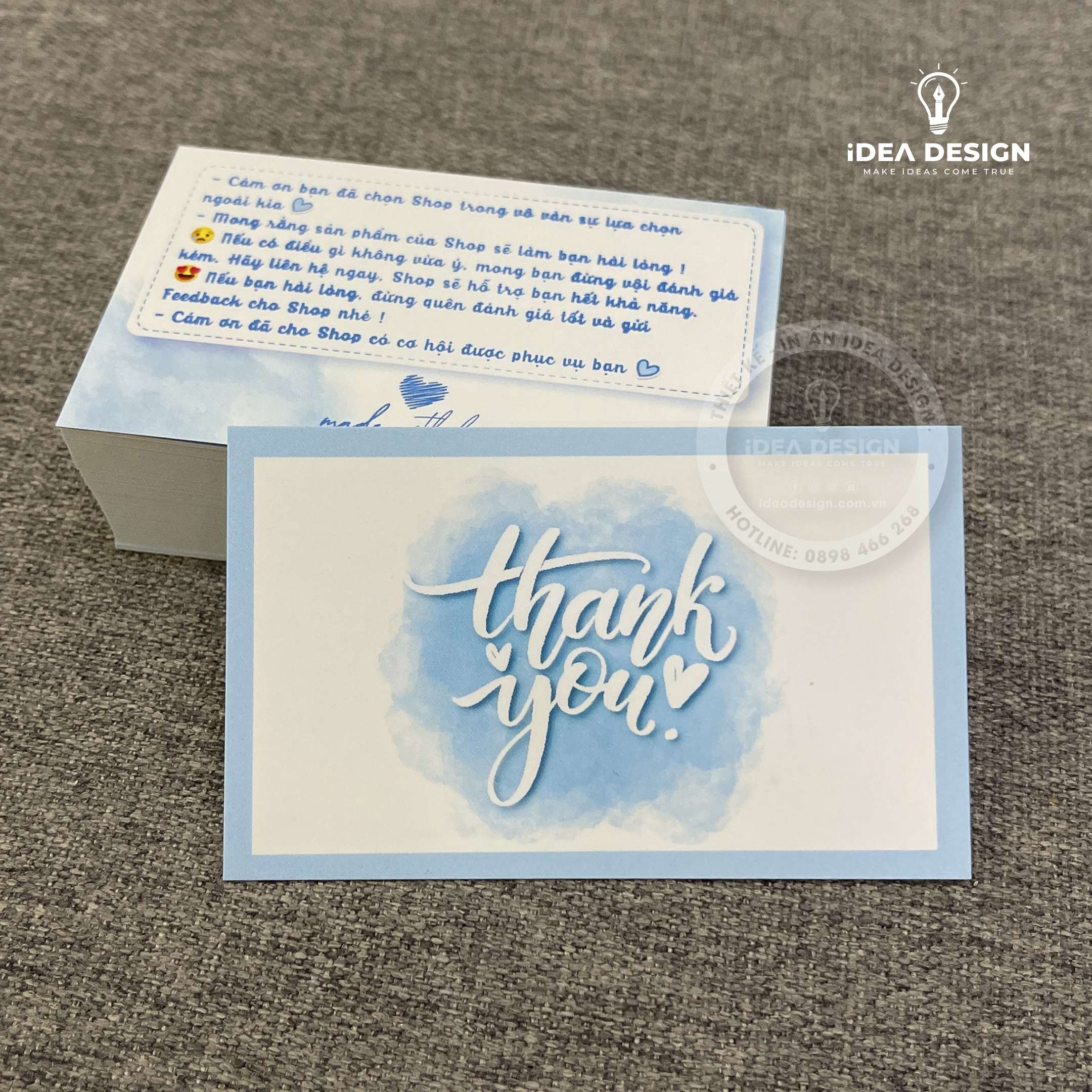 Card Thank You, Card Cám Ơn 14 (Có Sẵn)