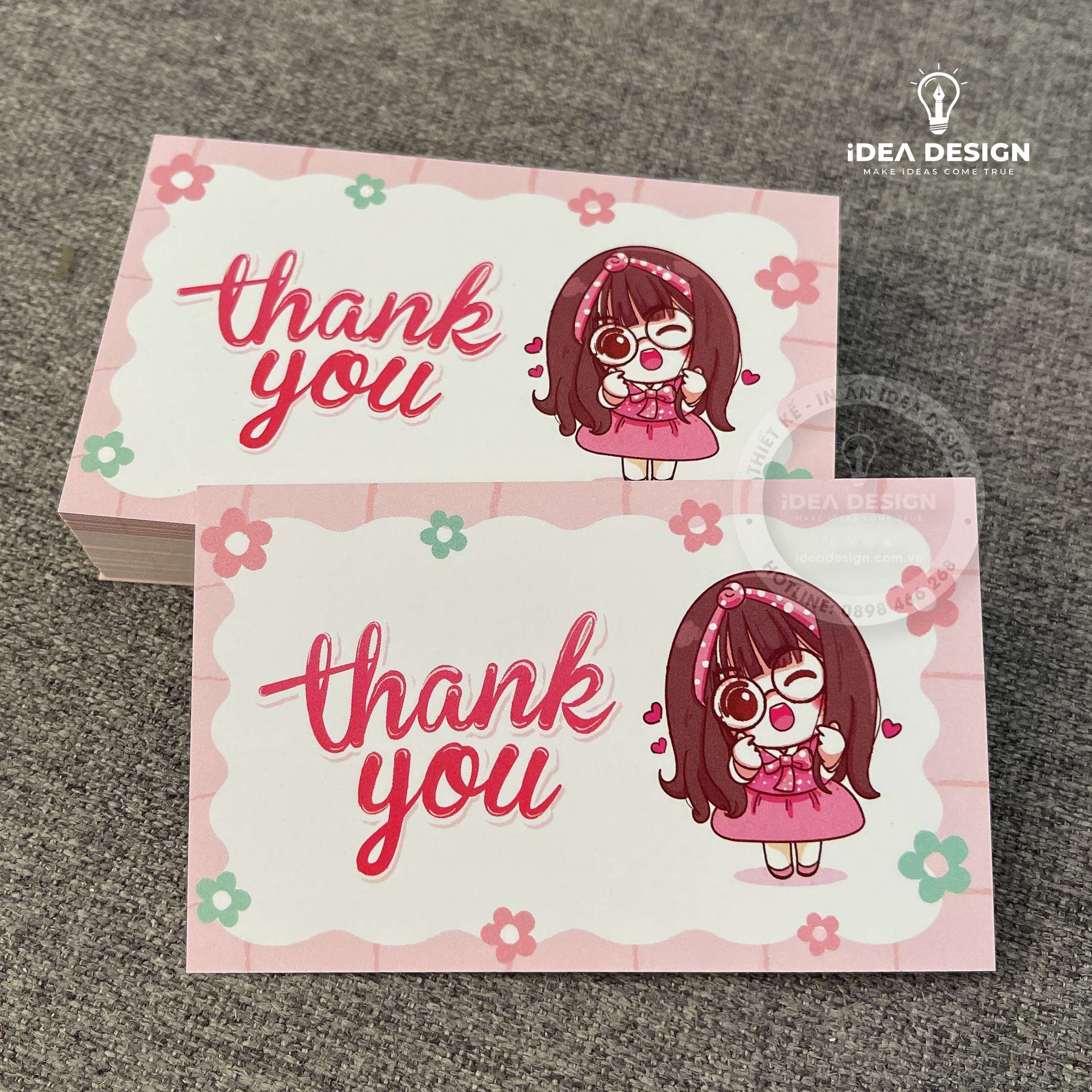 Card Thank You, Card Cám Ơn 23 (Có Sẵn)