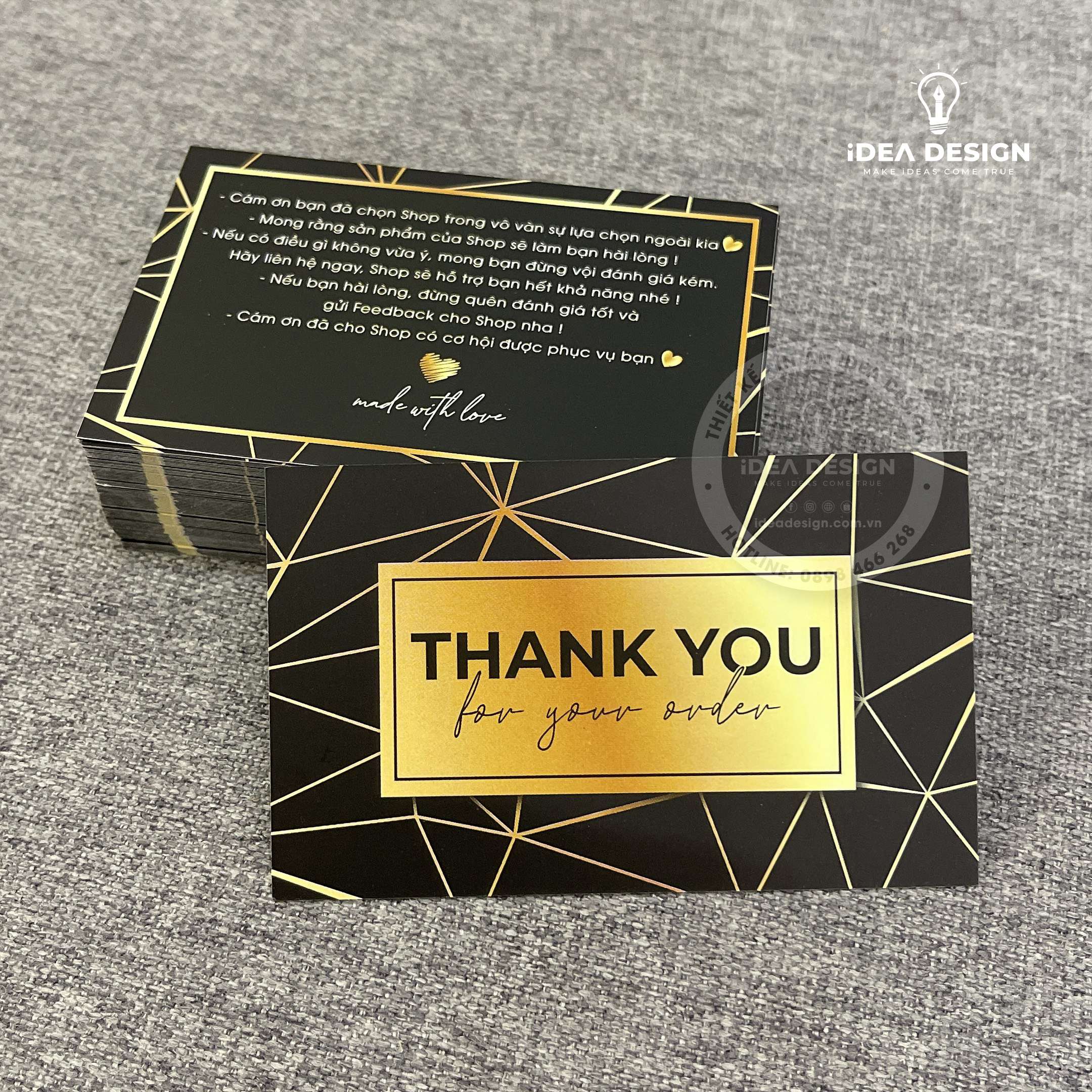 Card Thank You, Card Cám Ơn 25 (Có Sẵn)