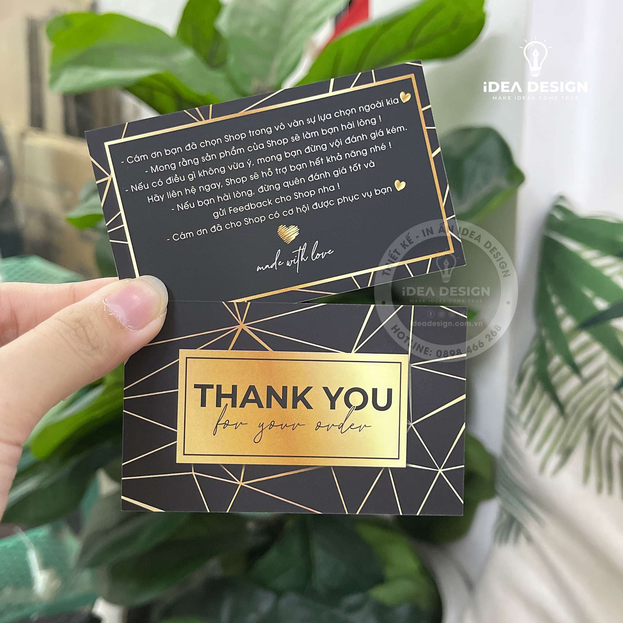 Card Thank You, Card Cám Ơn 25 (Có Sẵn)